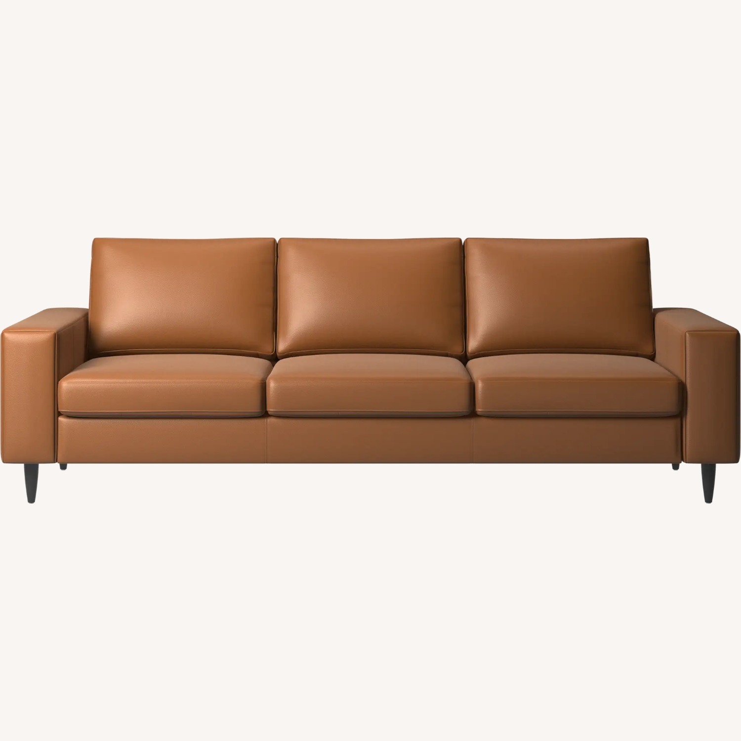 Indivi Sofa with Camel Estoril Leather - image-4