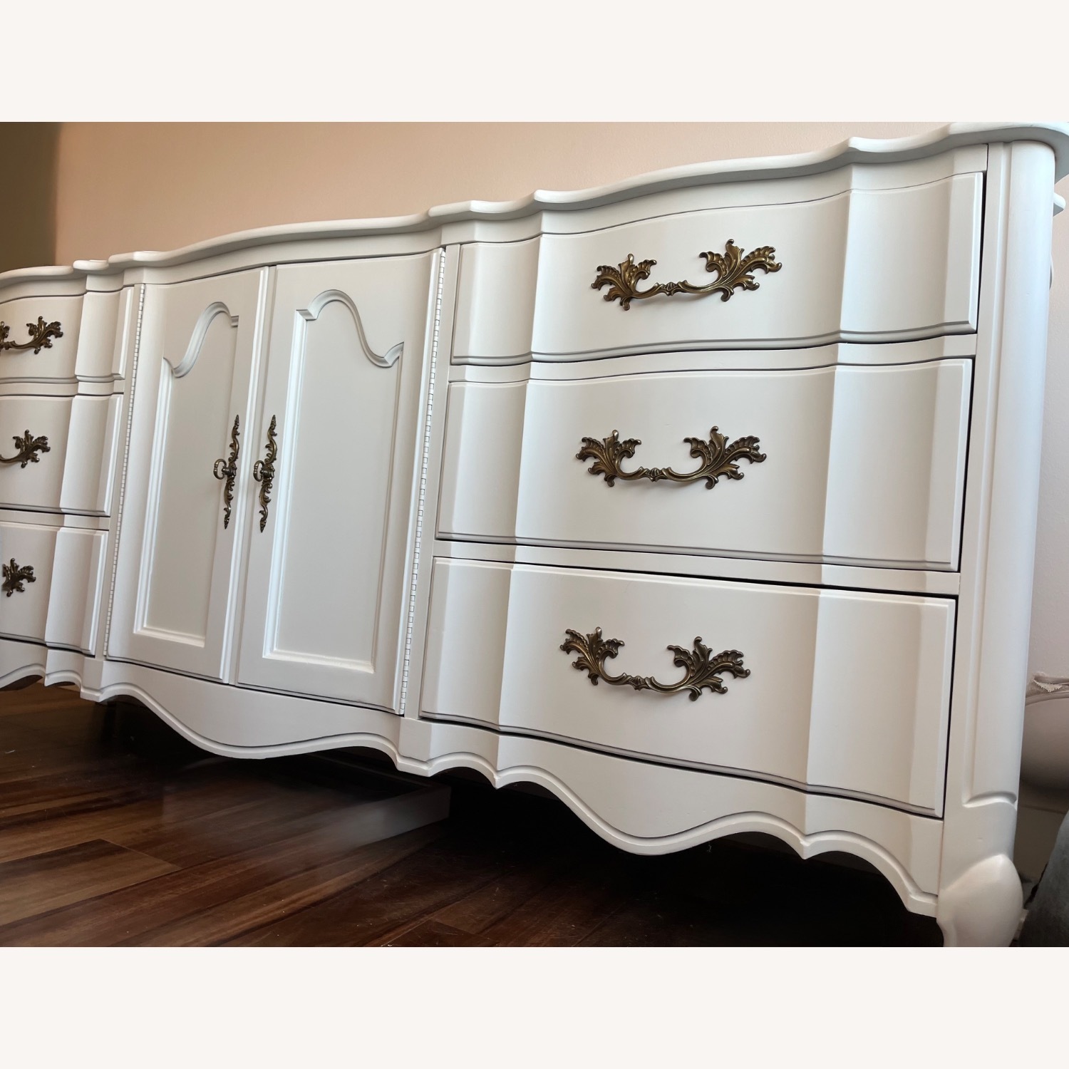 Vintage French Country 9-drawer Dresser - image-1