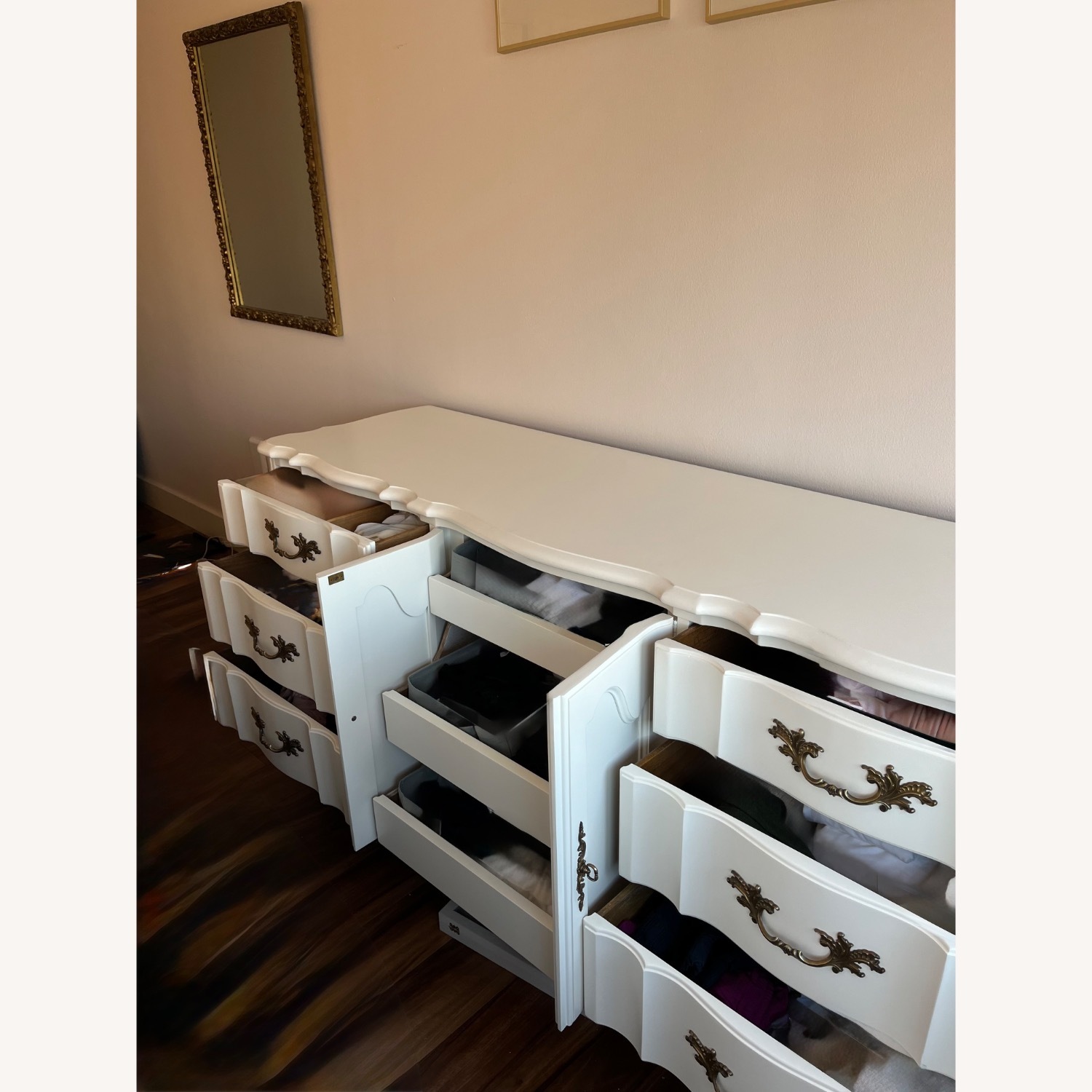 Vintage French Country 9-drawer Dresser - image-2