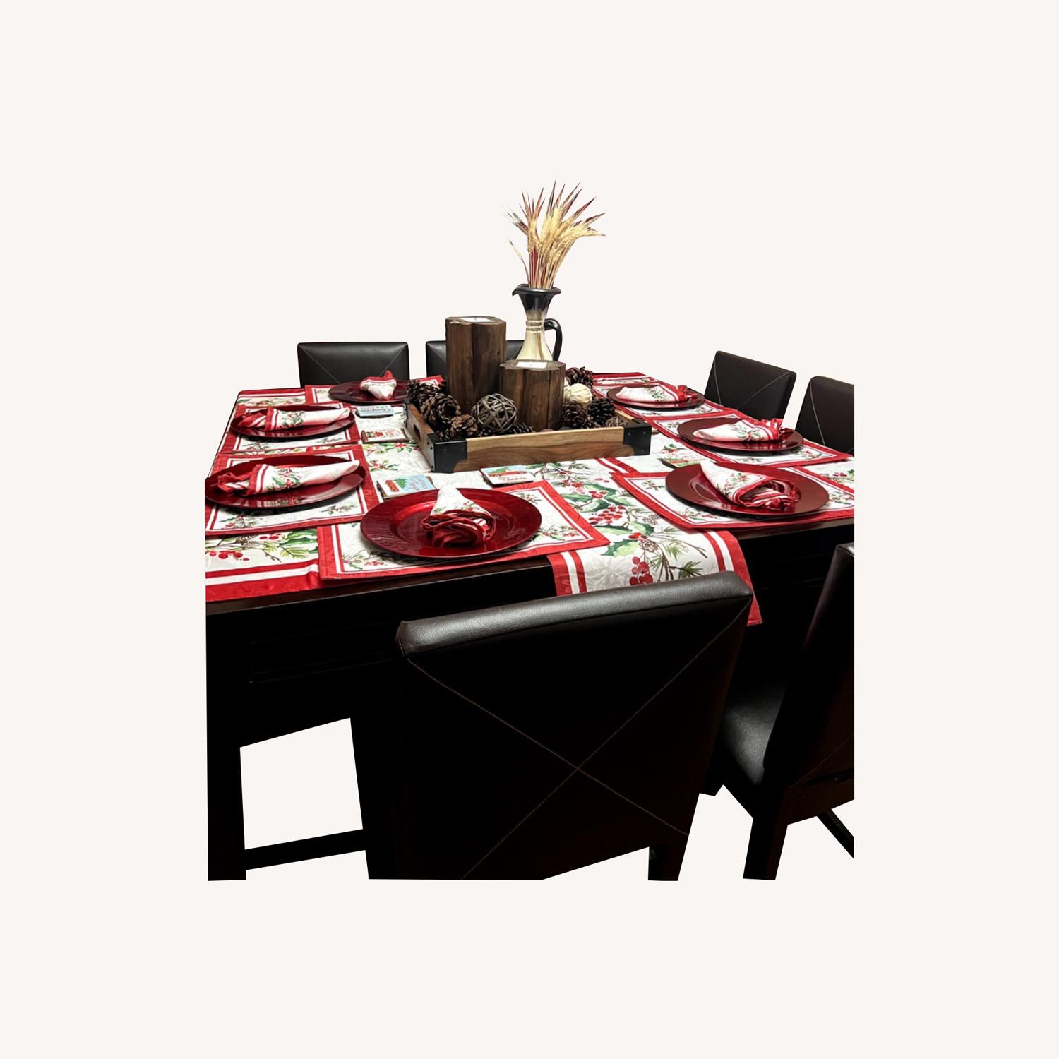 8 Person Dining Table Set - image-0