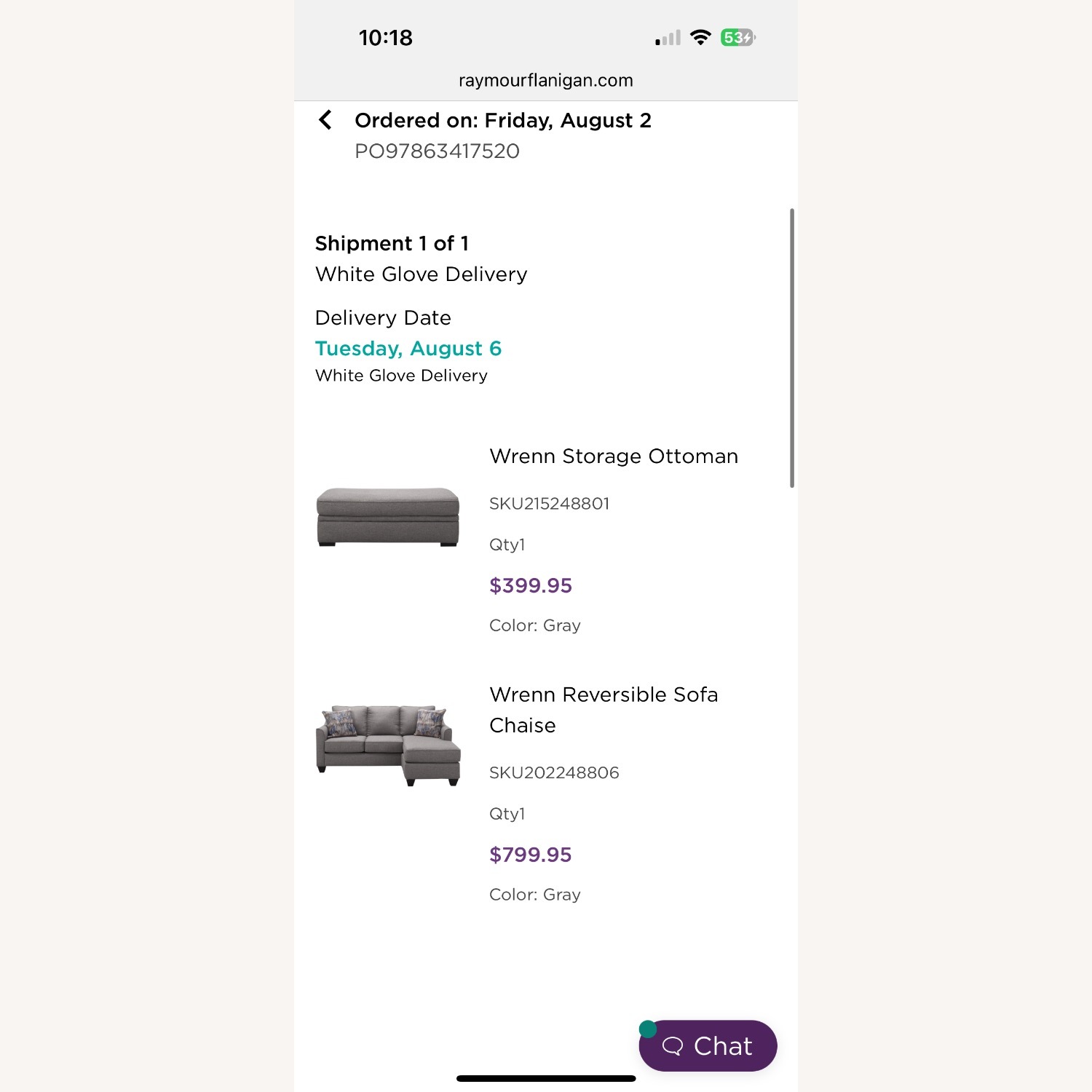 Grey 3 piece Couch - image-3