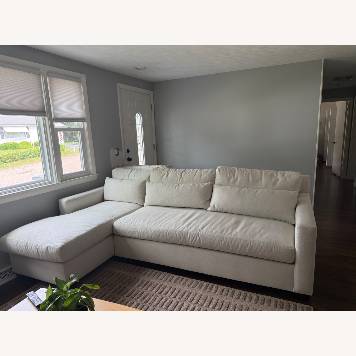 Pottery Barn York Deep Seat Chaise Sectional - image-3