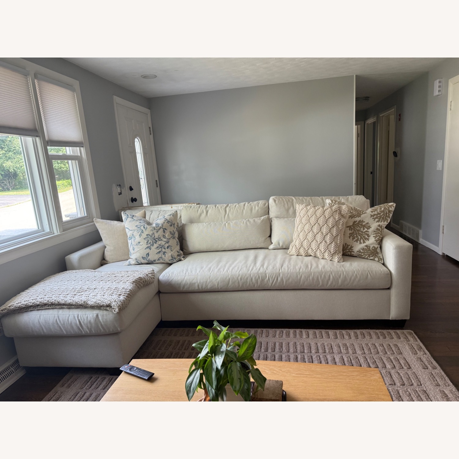 Pottery Barn York Deep Seat Chaise Sectional - image-1