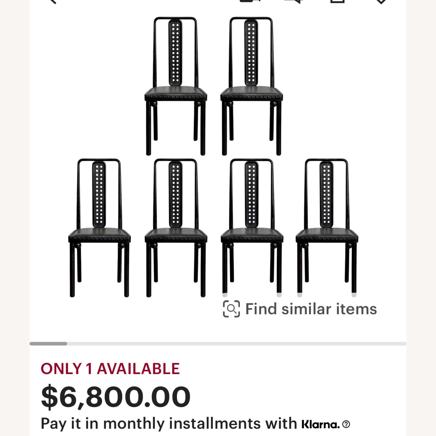 Dining Side Chairs by Josef Hoffmann - image-1