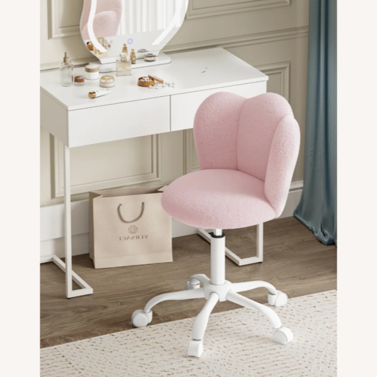 Boucle Office Chair - image-1