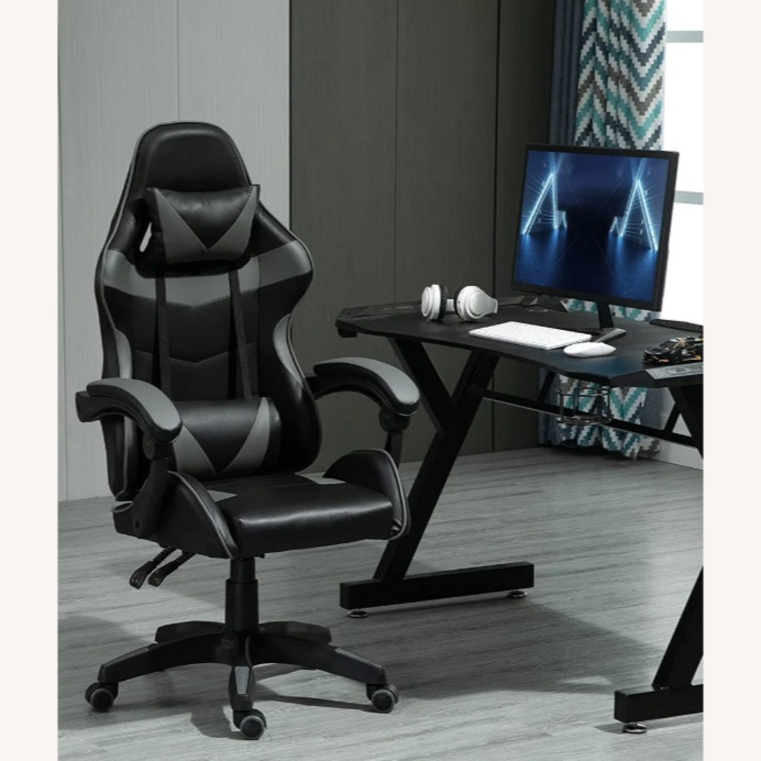 Inbox Zero Adjustable Reclining Ergonomic Faux - image-1