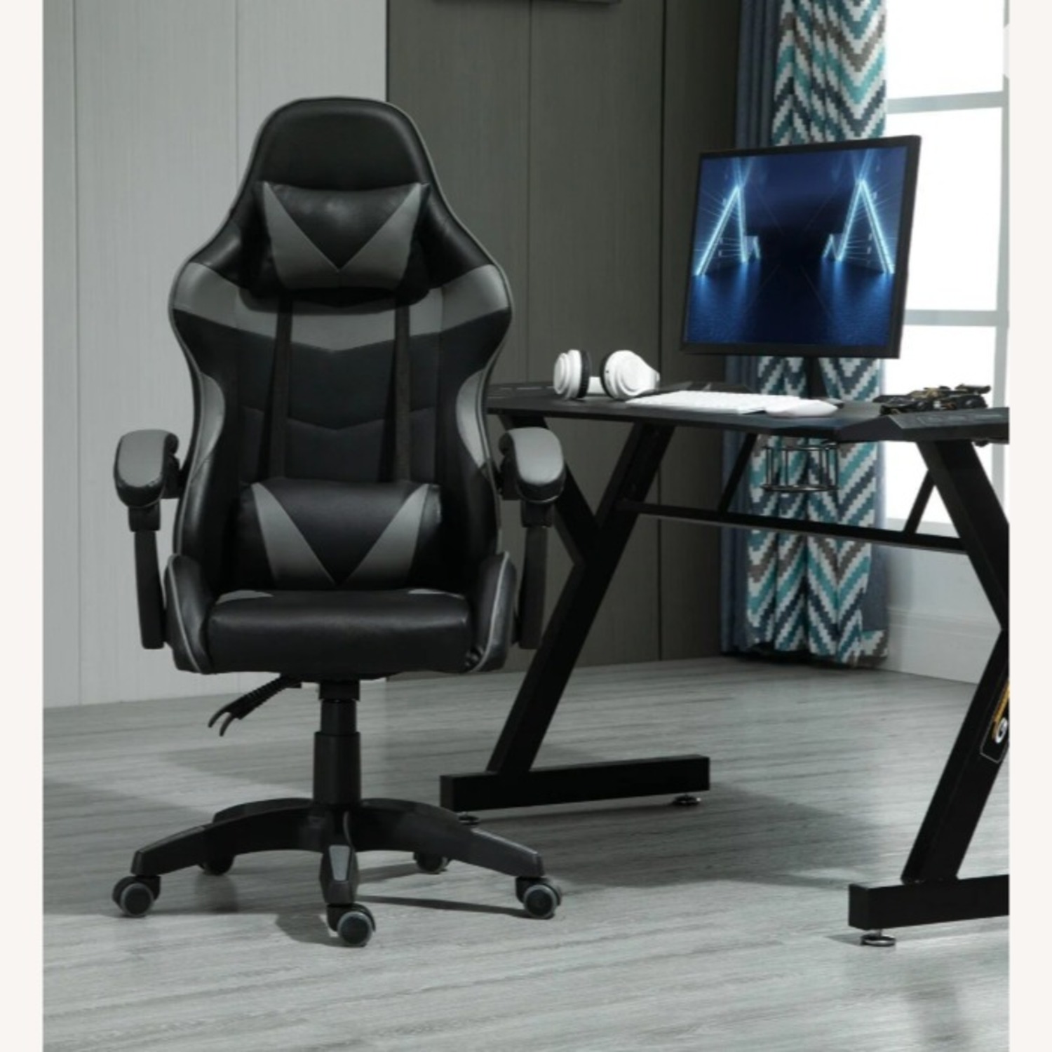 Inbox Zero Adjustable Reclining Ergonomic Faux - image-2