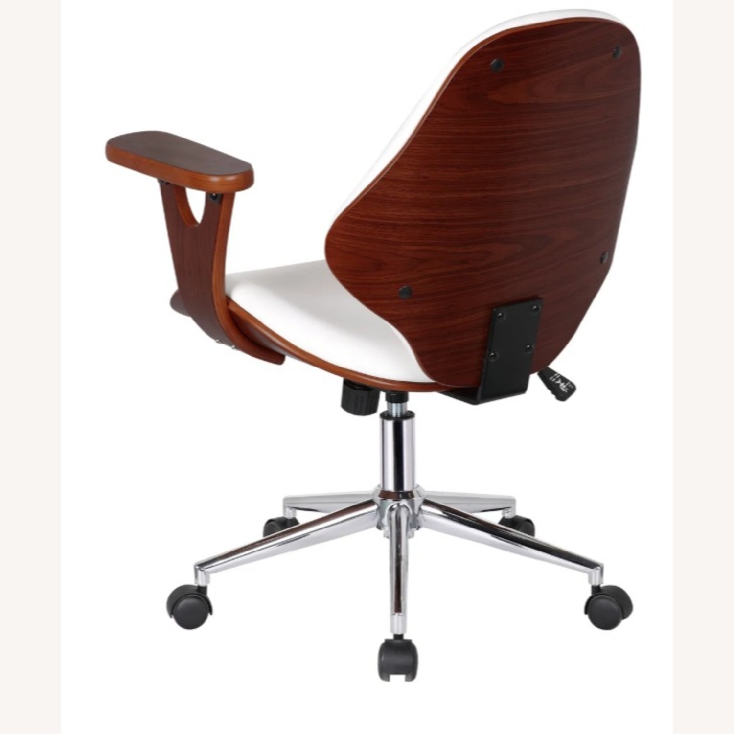 Barri Faux Leather Mid-Century Office Chair - image-2