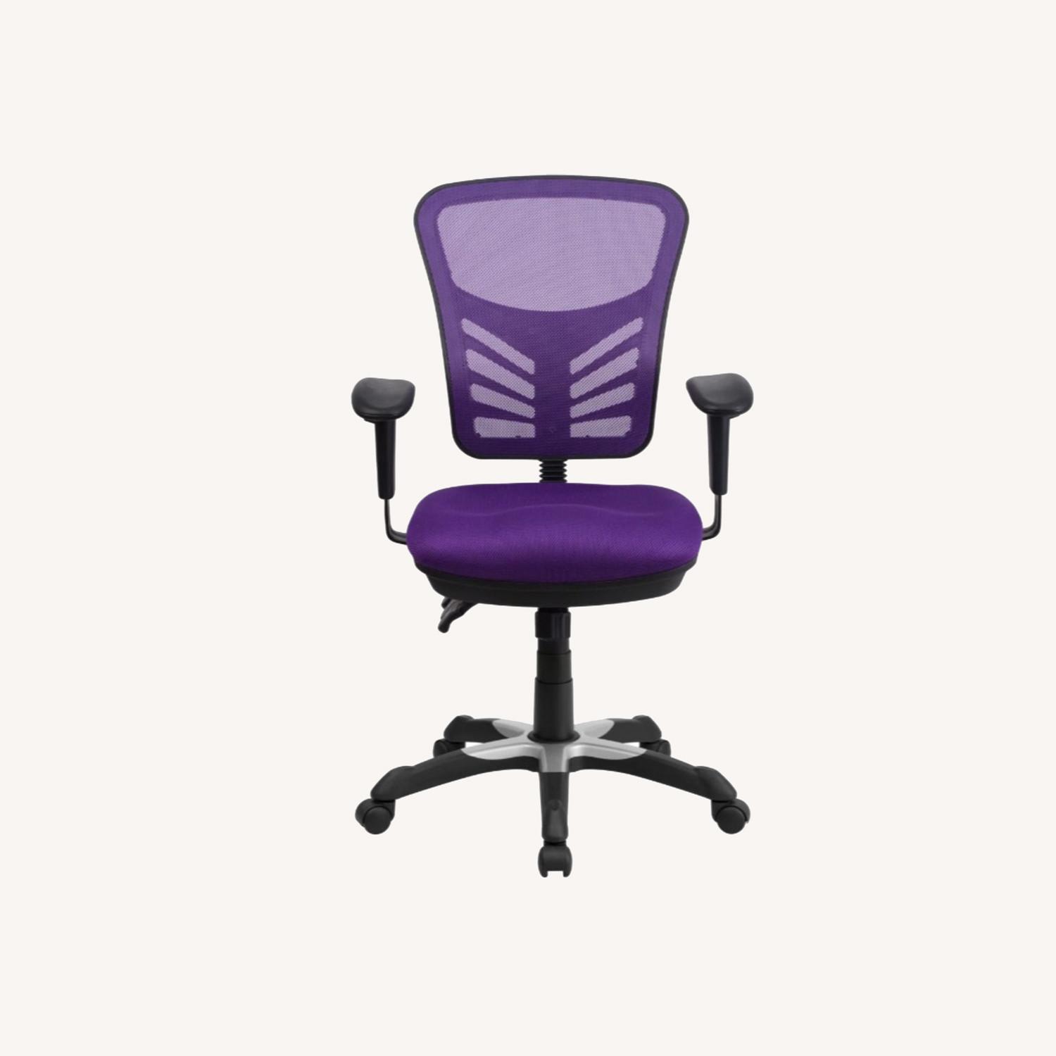 Mid-Back Mesh Multifunction Executive Swivel Chair - image-0