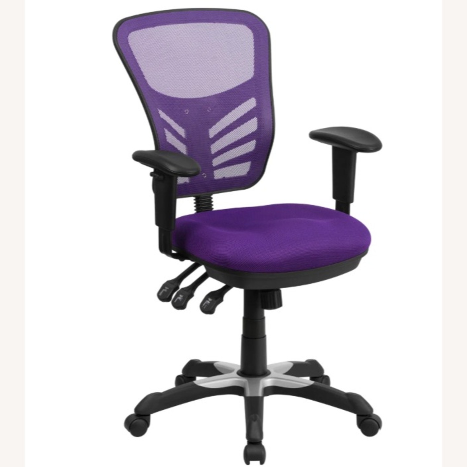 Mid-Back Mesh Multifunction Executive Swivel Chair - image-2
