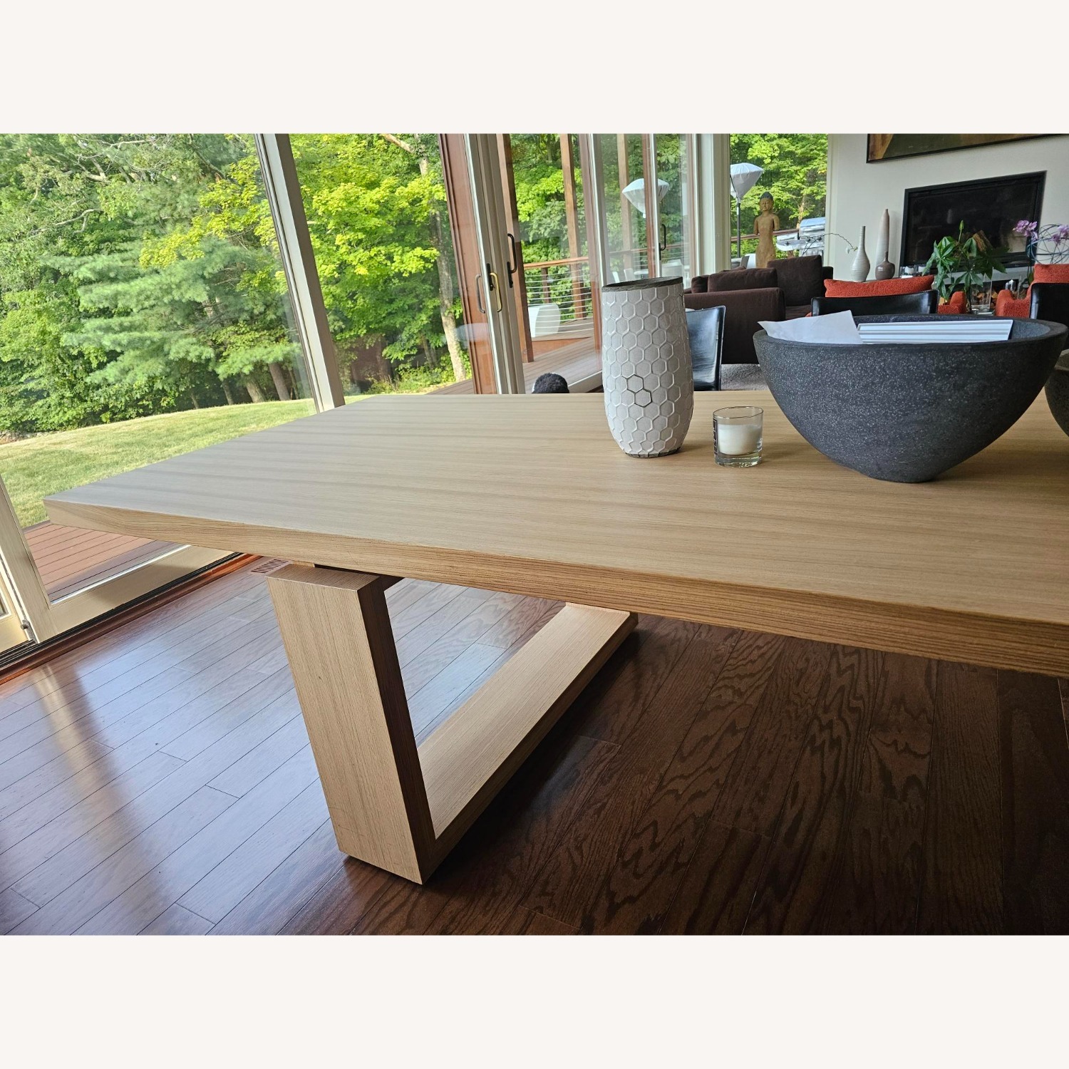 Stunning Cecchini Zebra Wood Dining Table - image-10