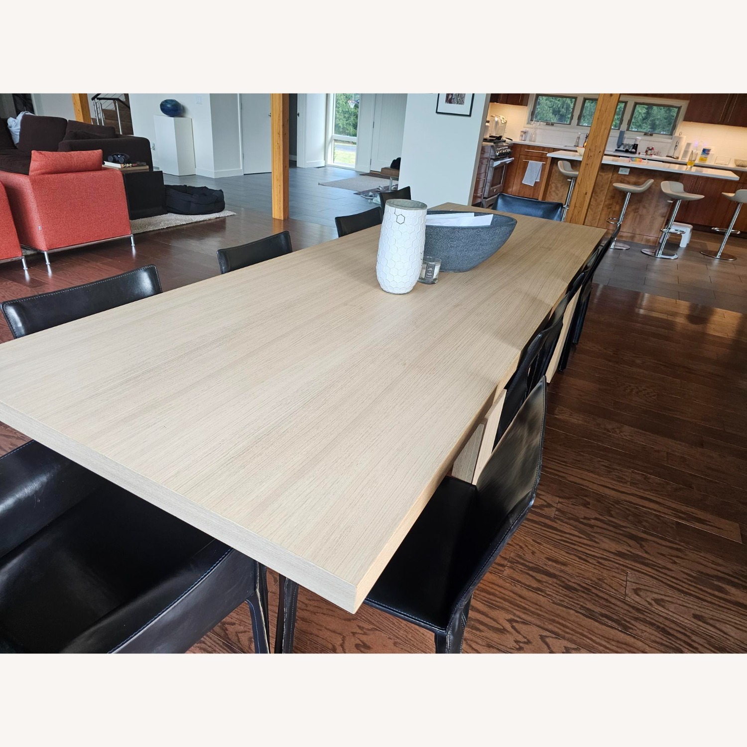 Stunning Cecchini Zebra Wood Dining Table - image-2