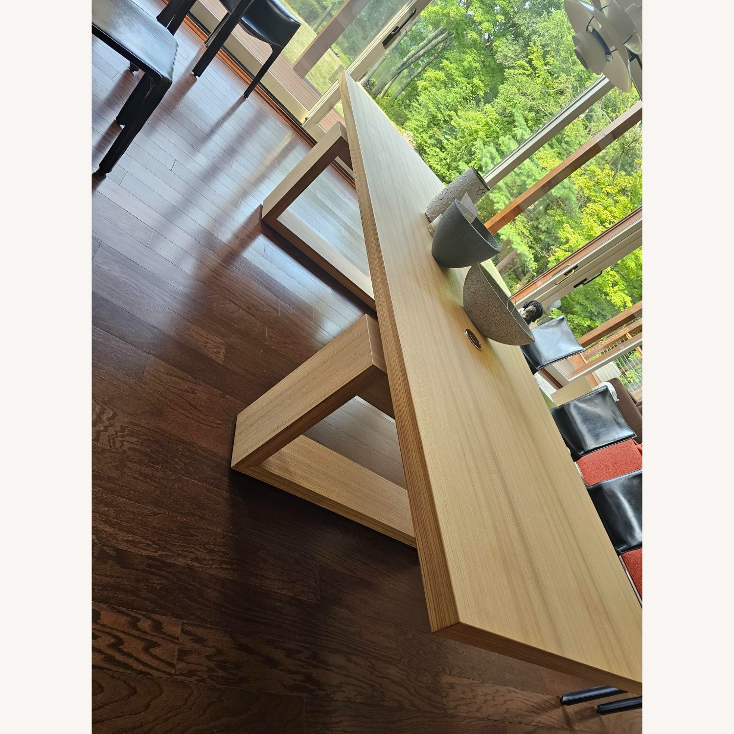 Stunning Cecchini Zebra Wood Dining Table - image-9