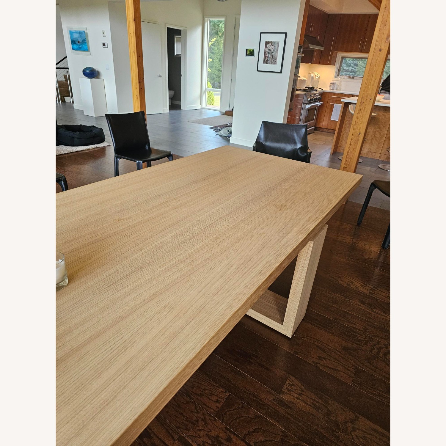 Stunning Cecchini Zebra Wood Dining Table - image-11