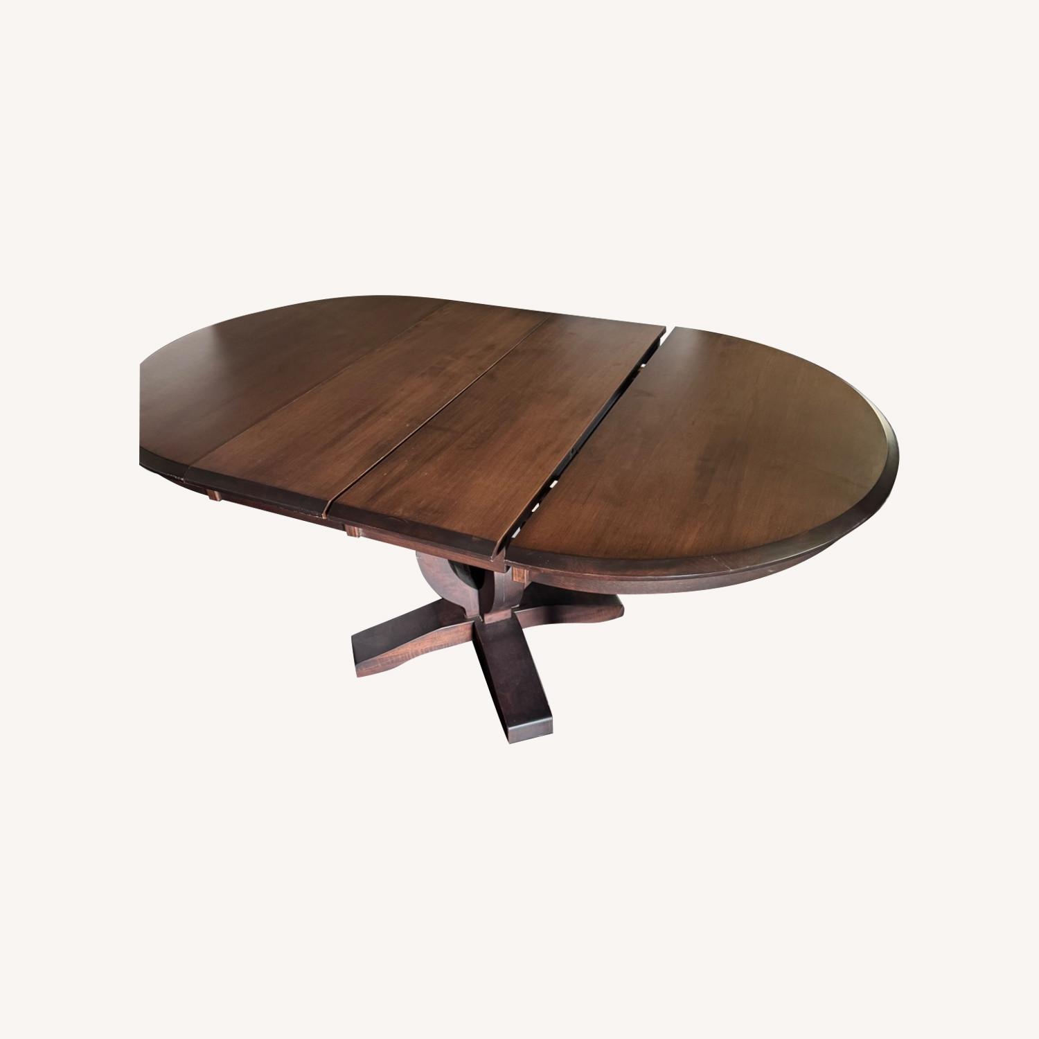 Solid Wood Amish Dining Table - image-0