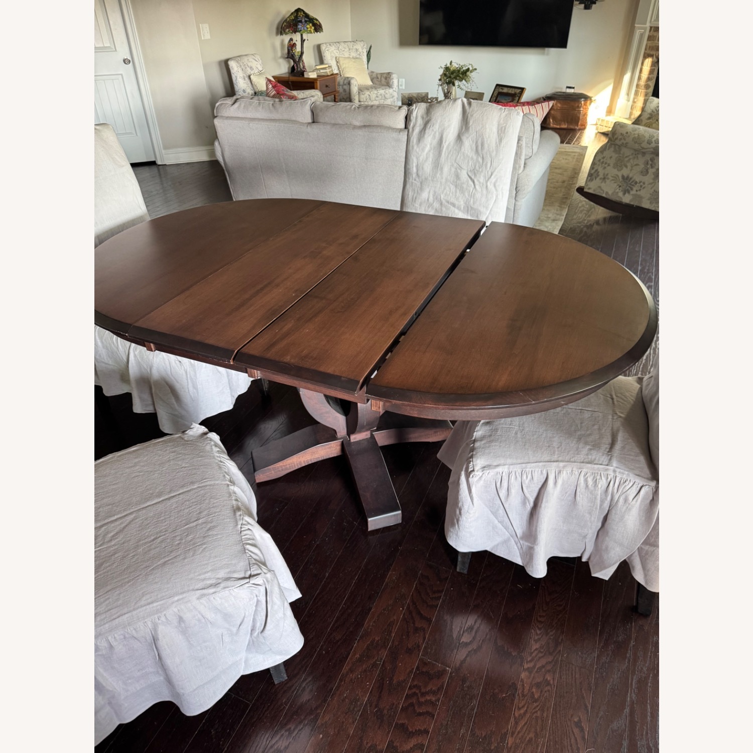 Solid Wood Amish Dining Table - image-1