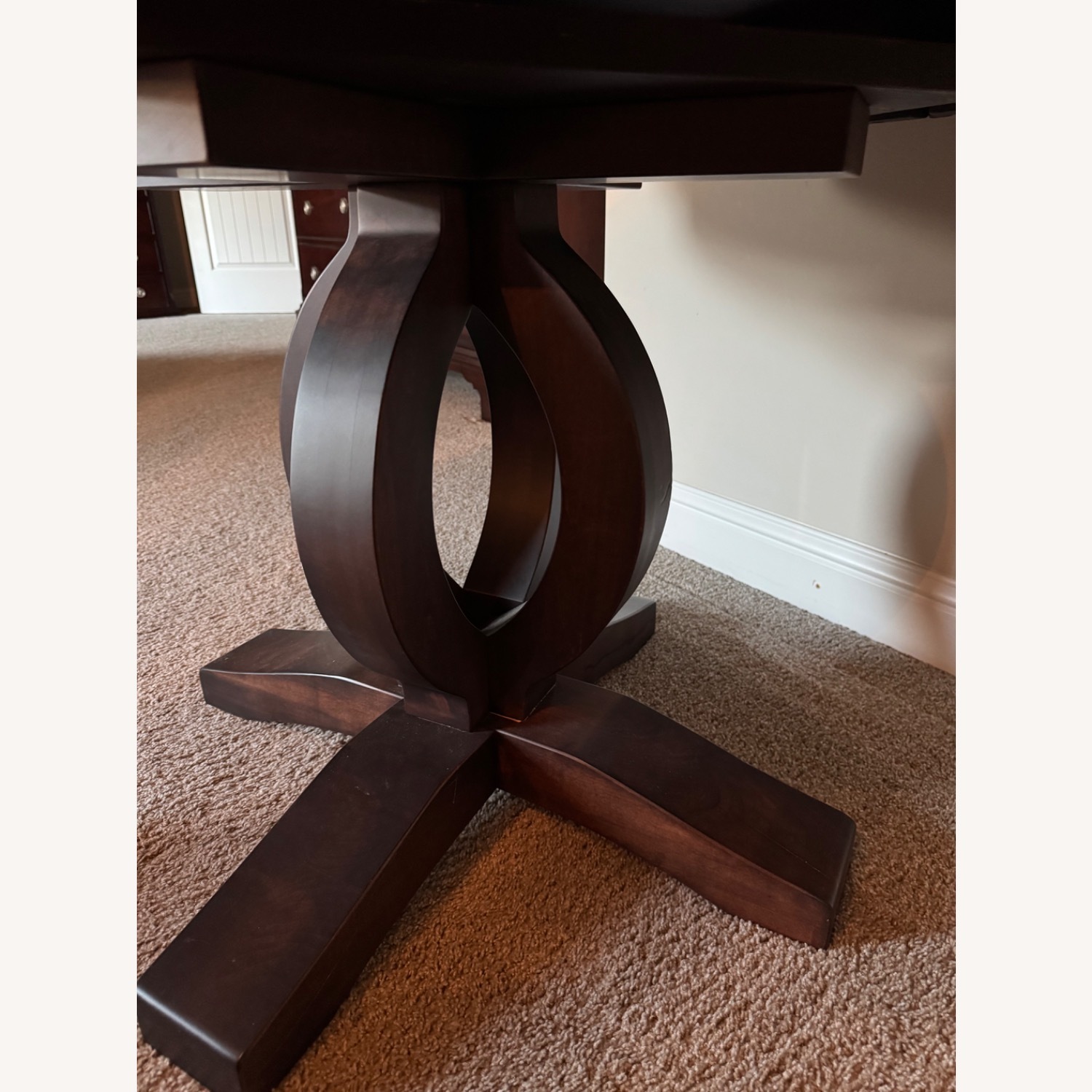 Solid Wood Amish Dining Table - image-6