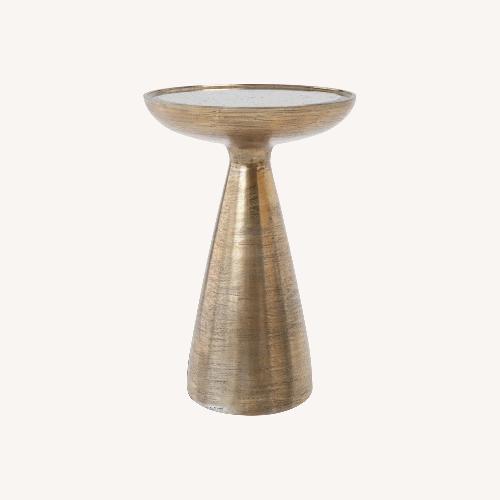 Used Baya Glass Top End Table for sale on AptDeco