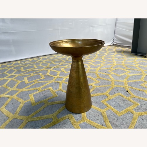 Used Baya Glass Top End Table for sale on AptDeco