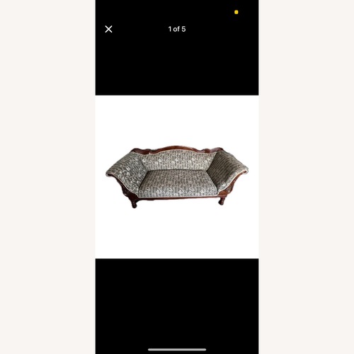 Used Solid Mahogany Wood Sofa in Classic Vintage for sale on AptDeco