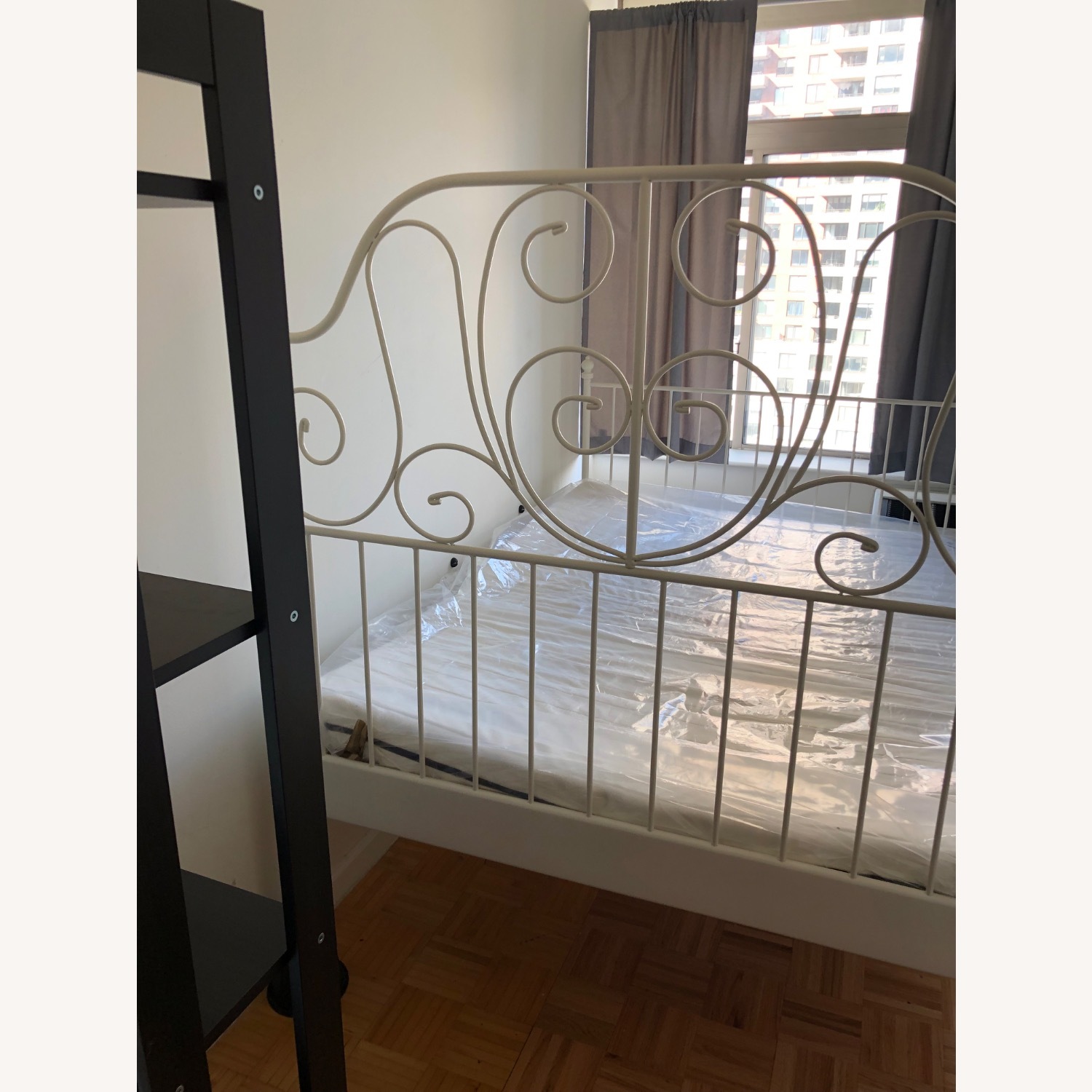 IKEA LEIRVIK Queen Metal Bed Frame - image-11