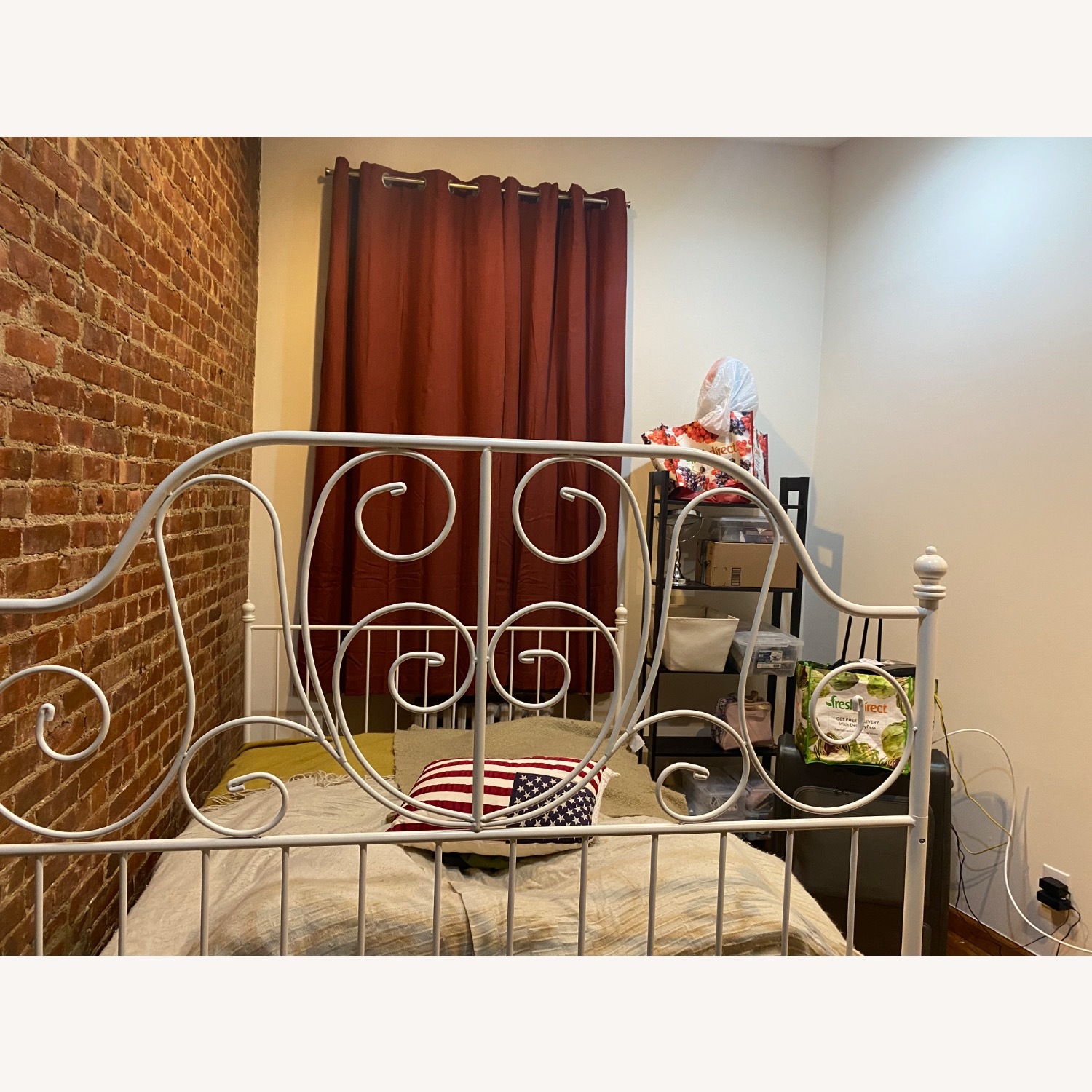 IKEA LEIRVIK Queen Metal Bed Frame - image-8