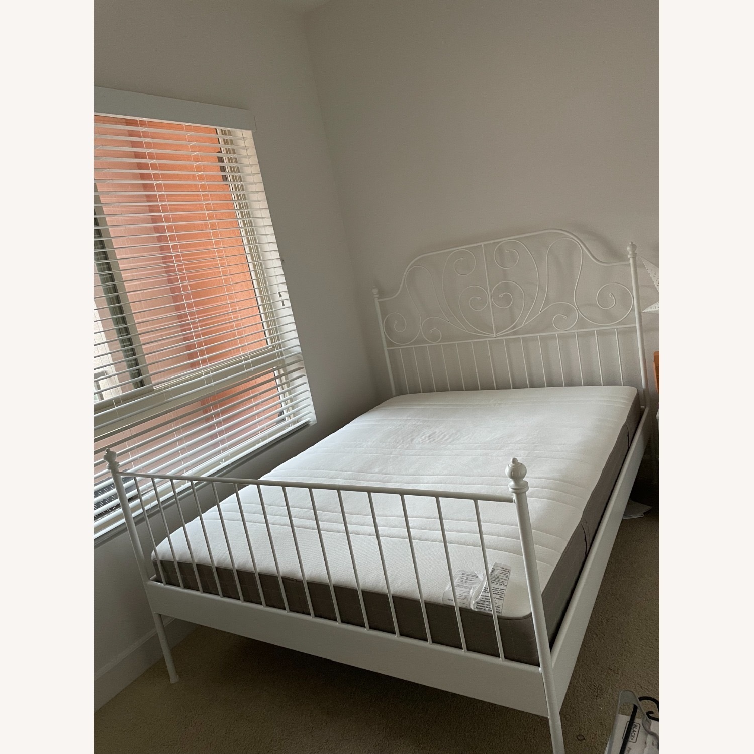 IKEA LEIRVIK Queen Metal Bed Frame - image-6