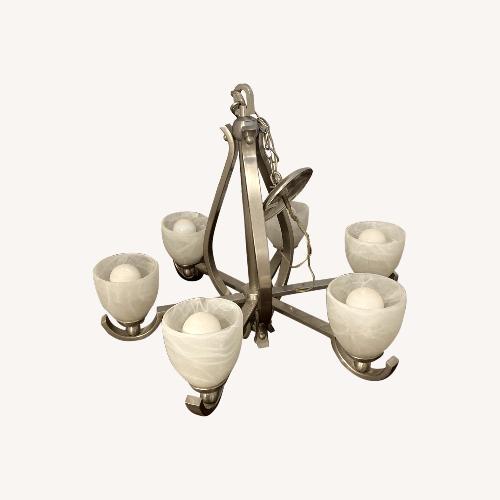 Used  Silver Chandelier for sale on AptDeco
