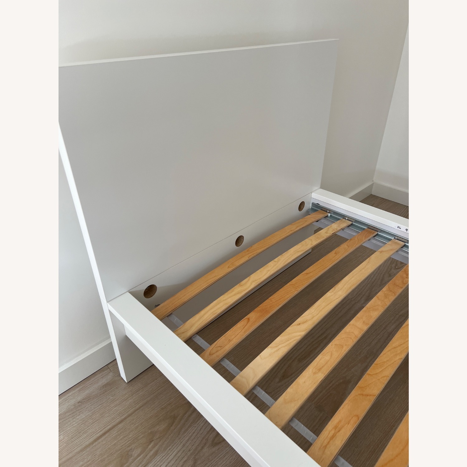 IKEA Malm Twin Bed with Luroy Slats - image-2