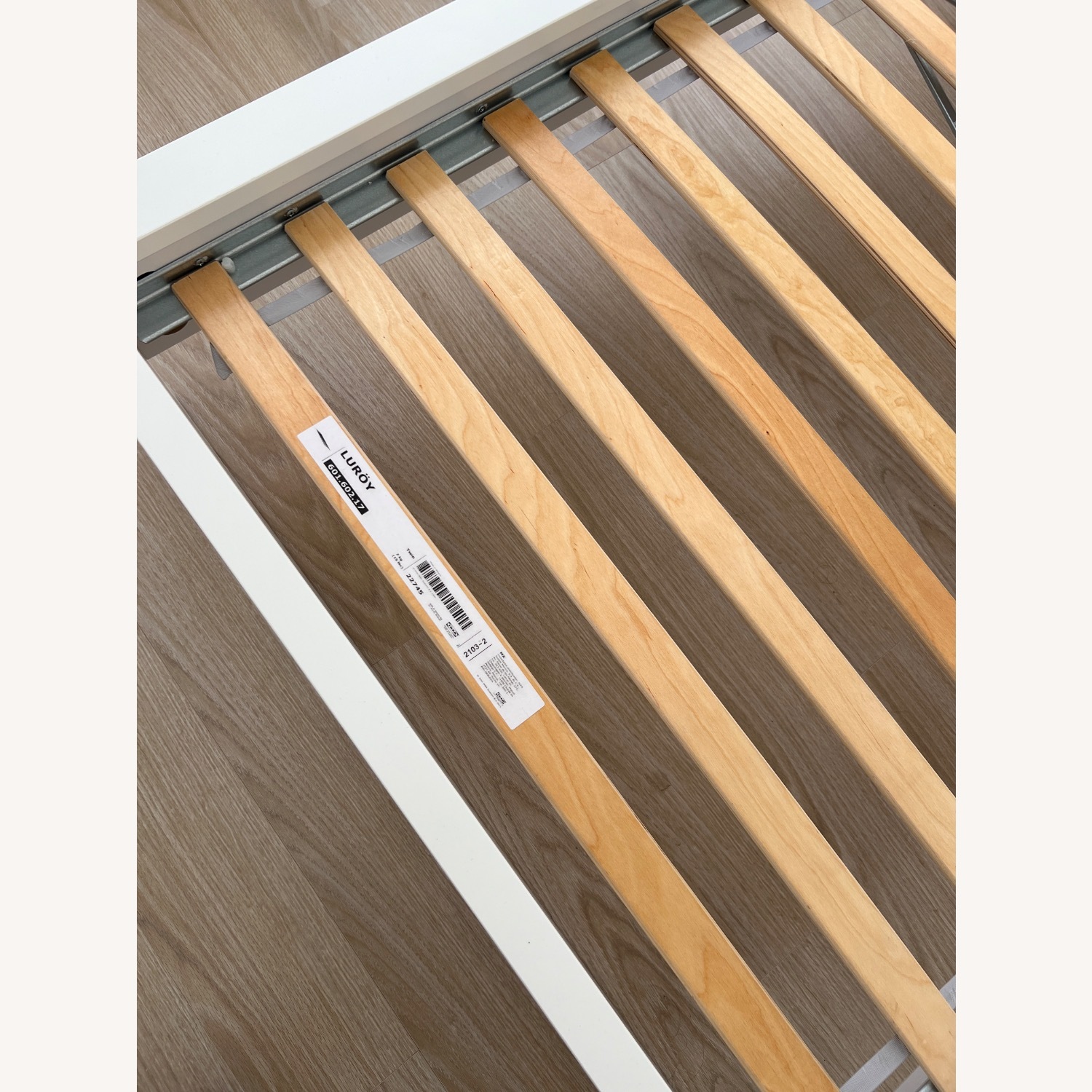 IKEA Malm Twin Bed with Luroy Slats - image-3