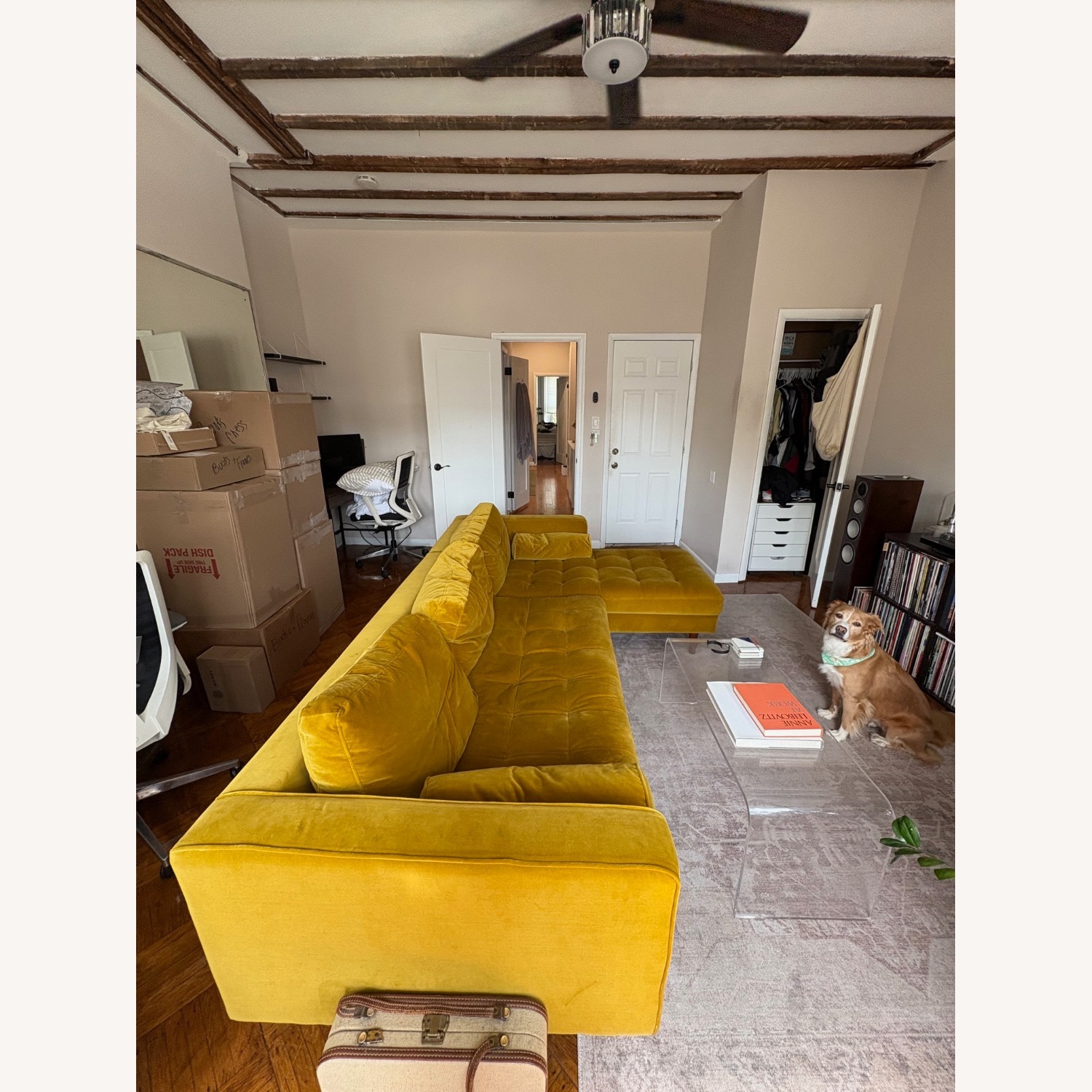 Article Sven Velvet Sectional - image-2