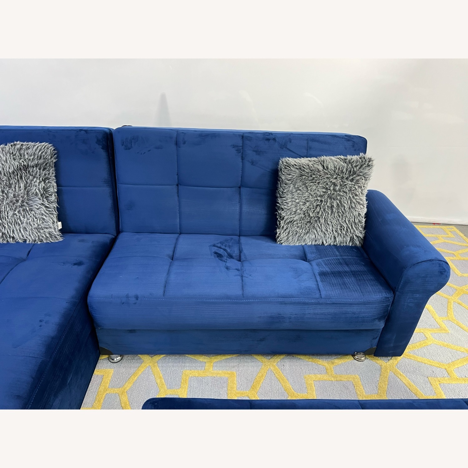 専用　biscuits couch sofa 青チェック柄 Find QT Adaptable Focus Lounge Sofa for the Office & Home Office