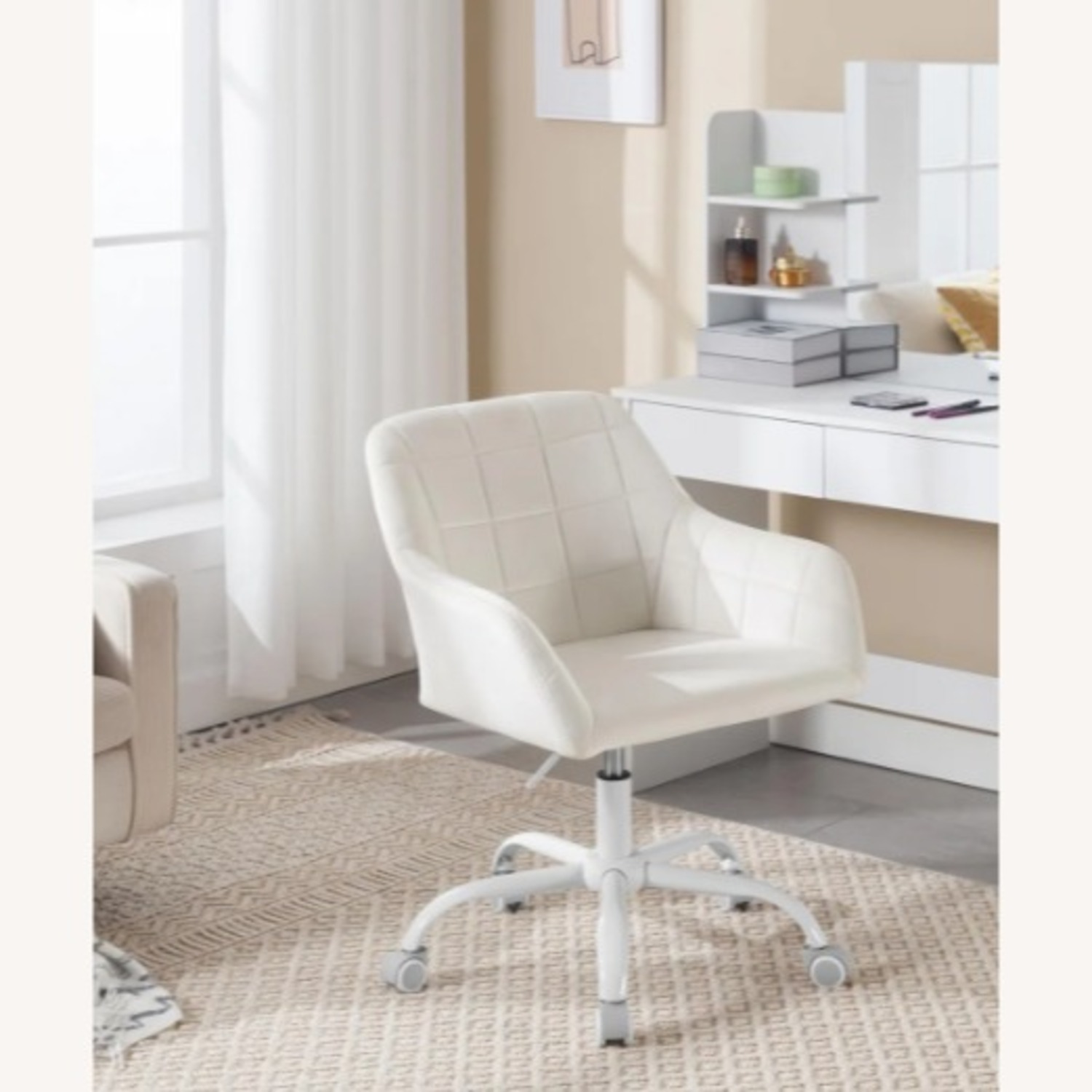 Swivel Desk Chair, Dressing Table Chair - image-3