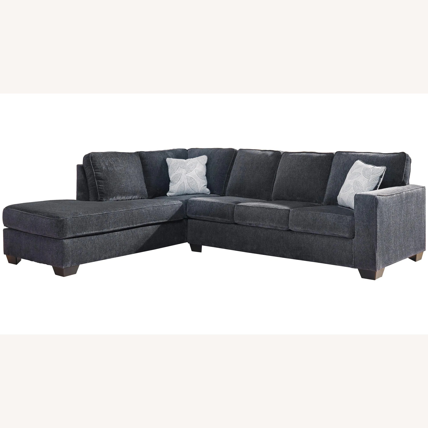 Raymour & Flanigan Adelson Chenille 2 Piece sectional - AptDeco