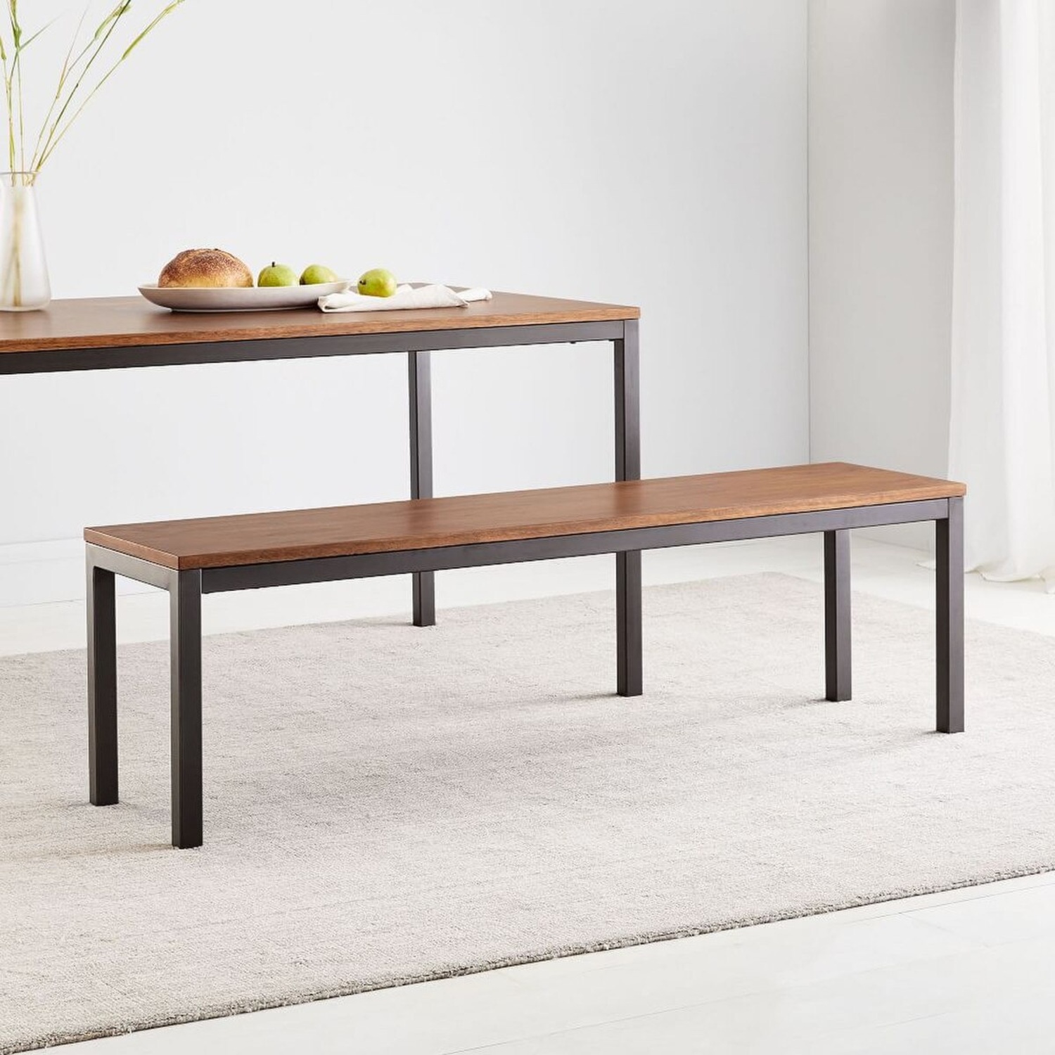 West Elm Wood Dining Bench - image-5