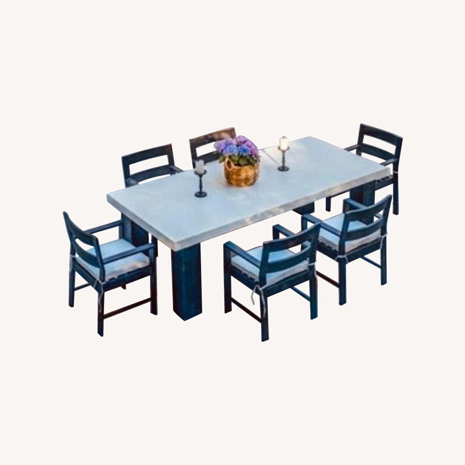 Pottery Barn Outdoor Dining Set – 8pc - image-0