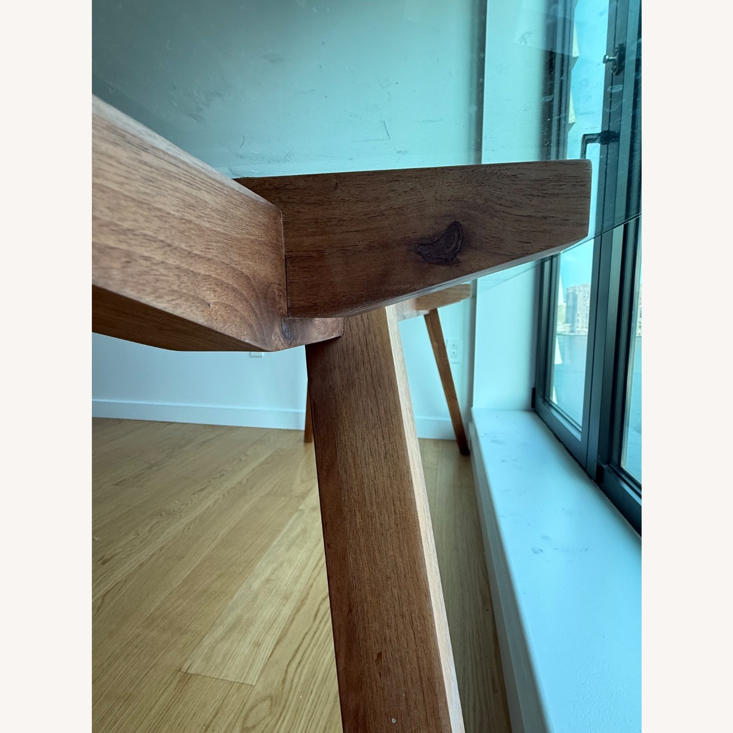 Organic Modernism Recoleta Walnut + Glass Table - image-5