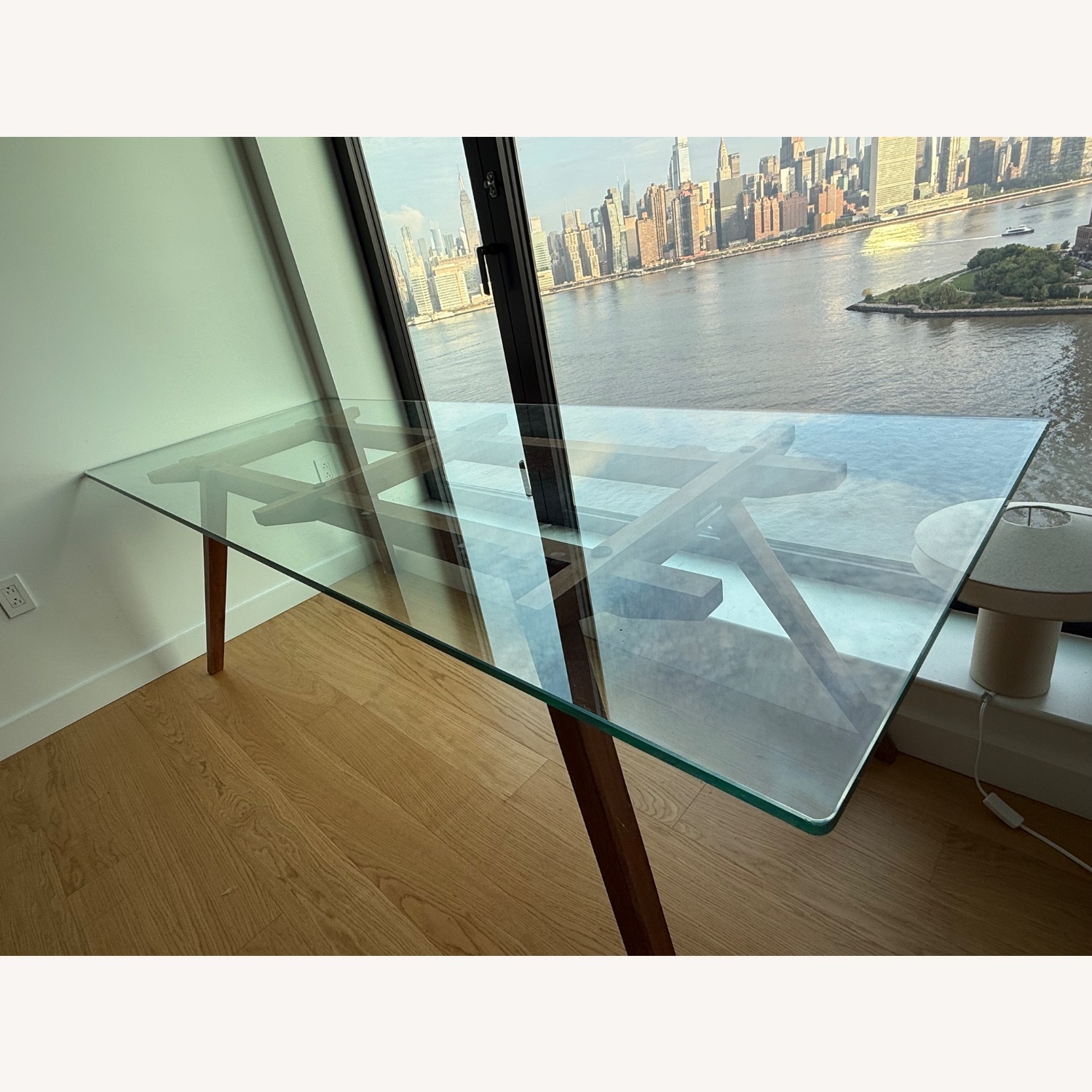 Organic Modernism Recoleta Walnut + Glass Table - image-4
