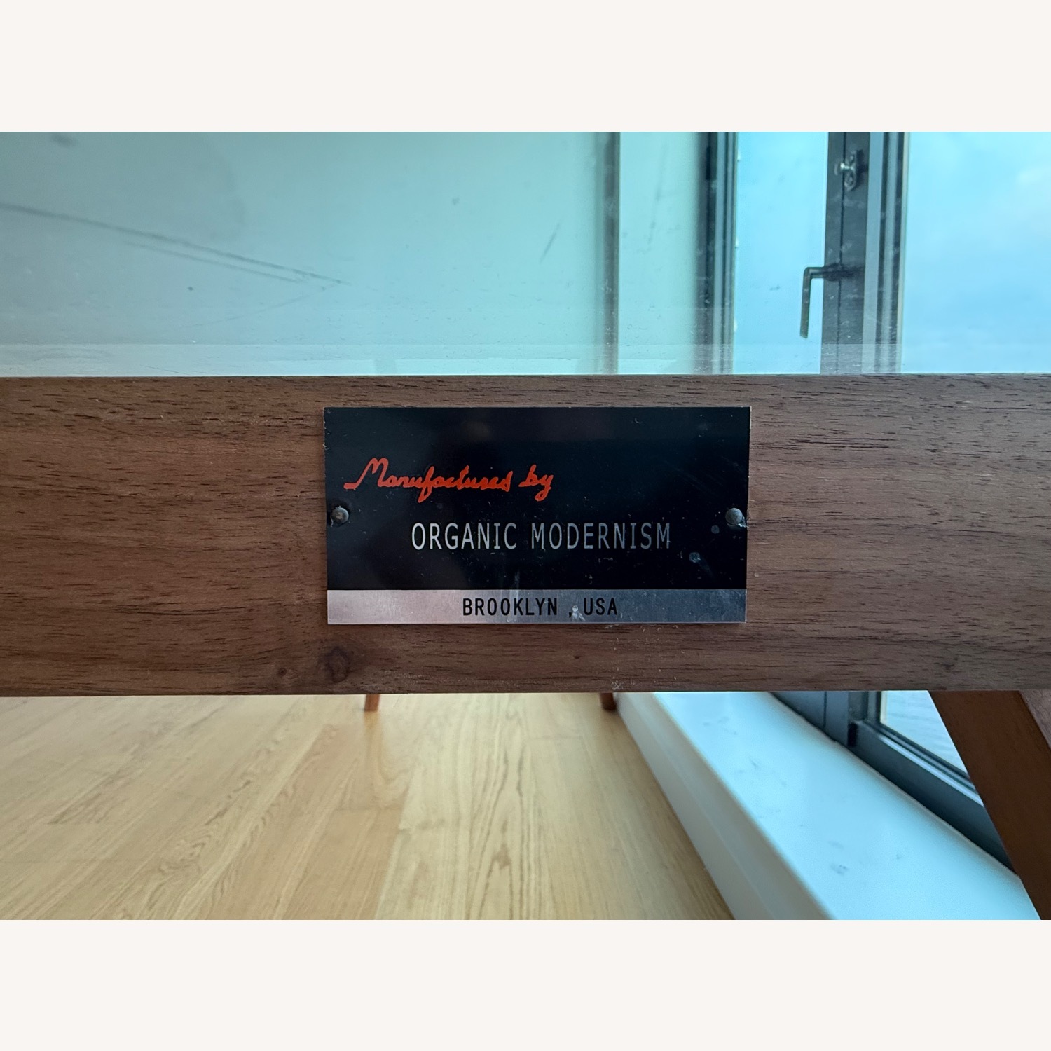 Organic Modernism Recoleta Walnut + Glass Table - image-6
