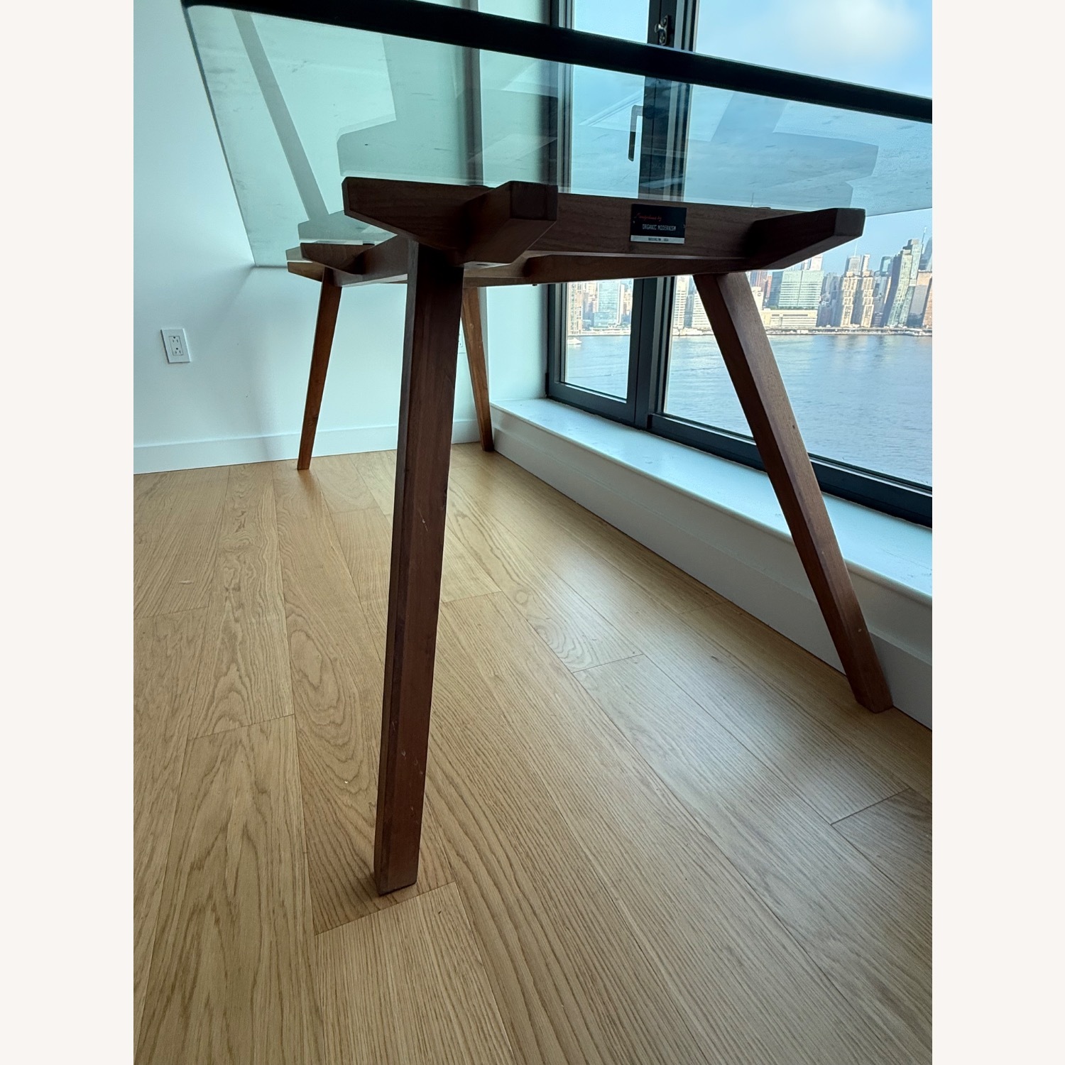 Organic Modernism Recoleta Walnut + Glass Table - image-3