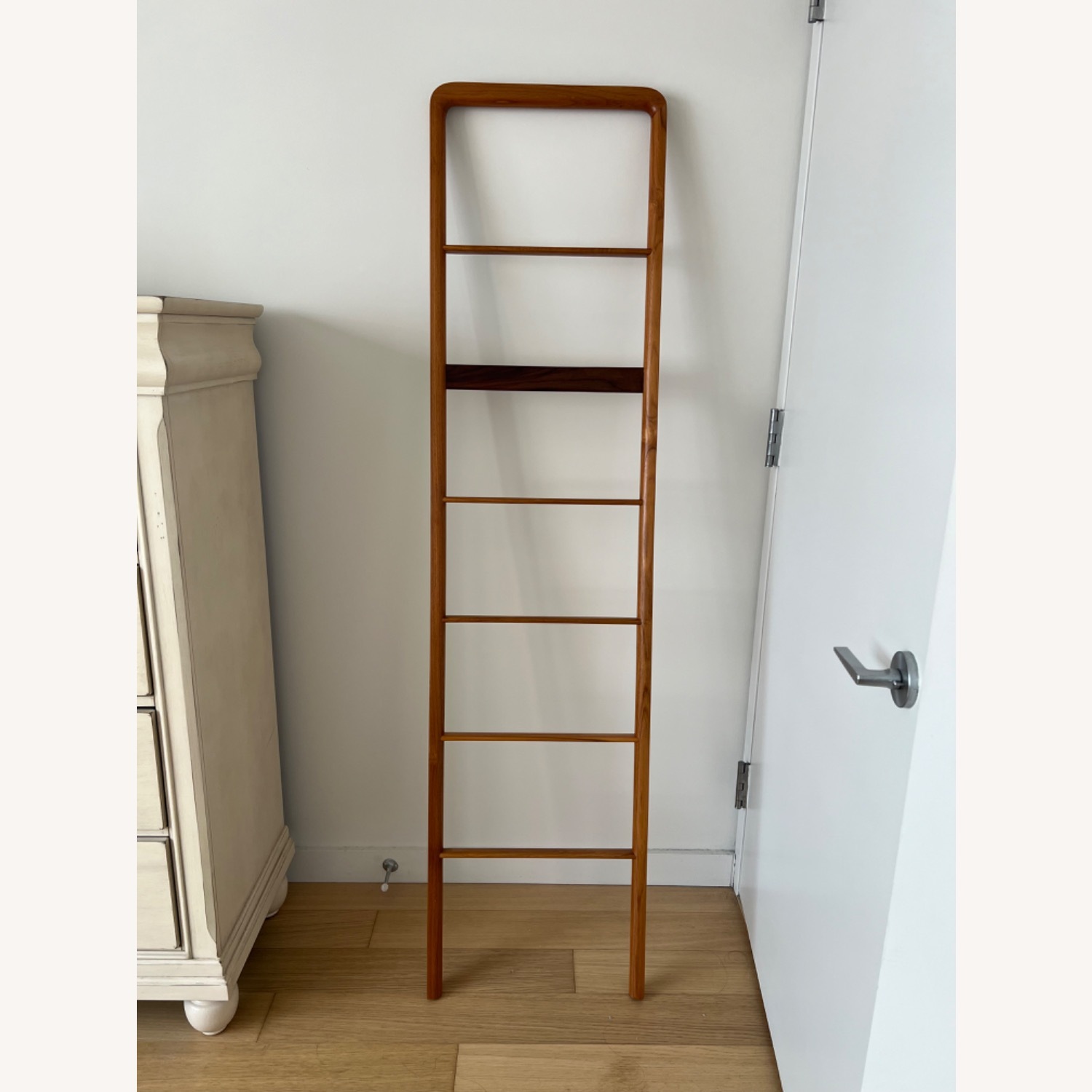 The Citizenry Teak Blanket Ladder - image-1