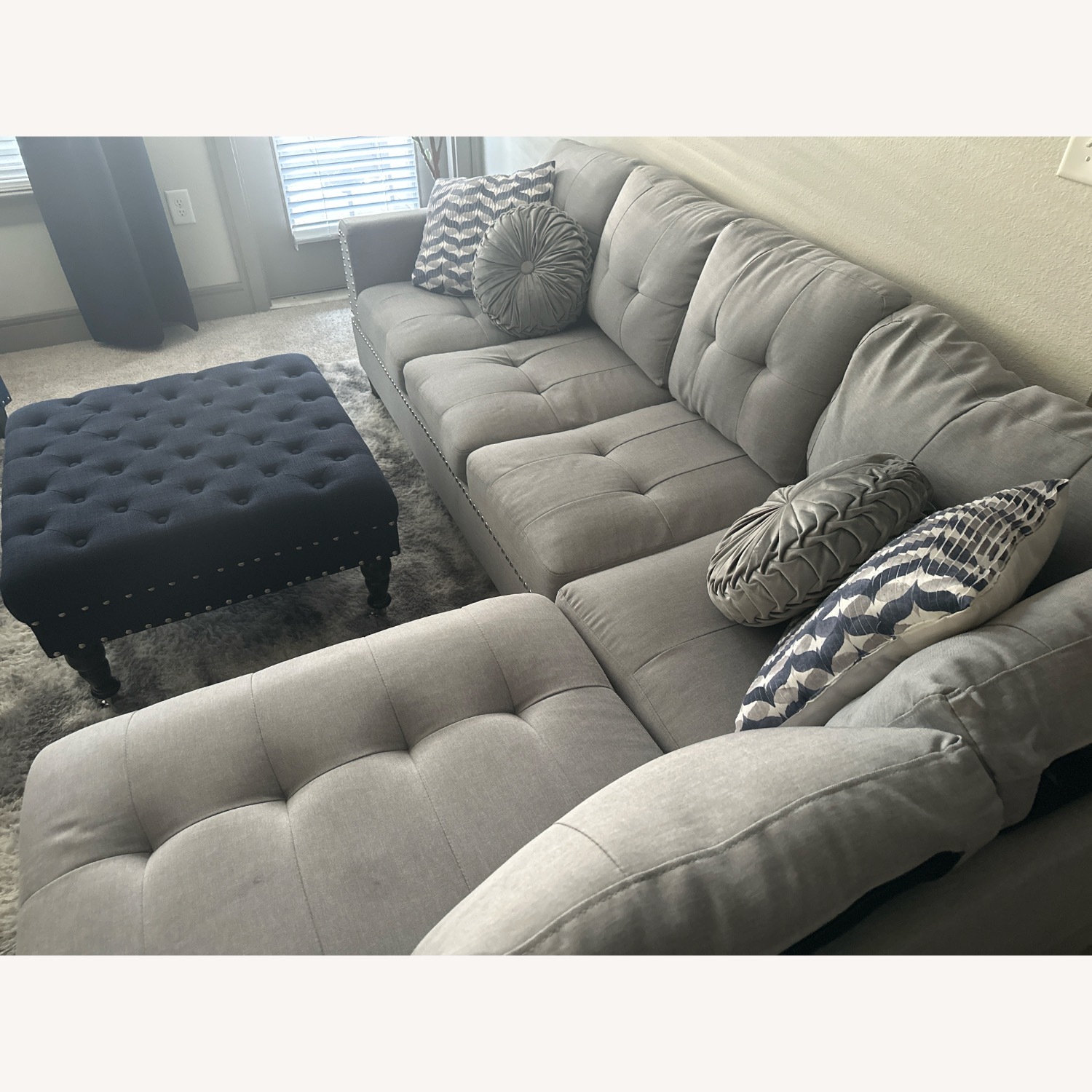  Louden 98" Wide Right Hand Facing Sofa & Chaise - image-3
