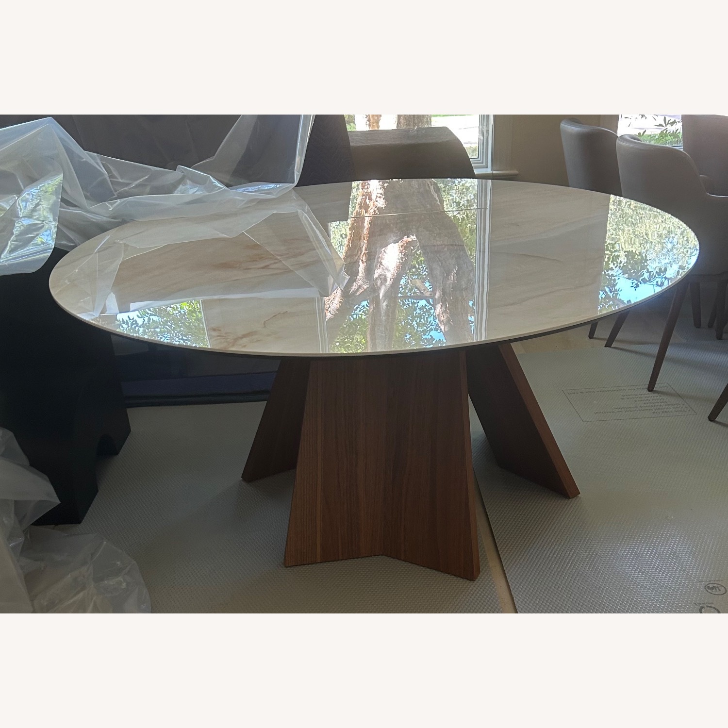 Calligaris High End Italian Designer Dining Table and Chairs - image-2