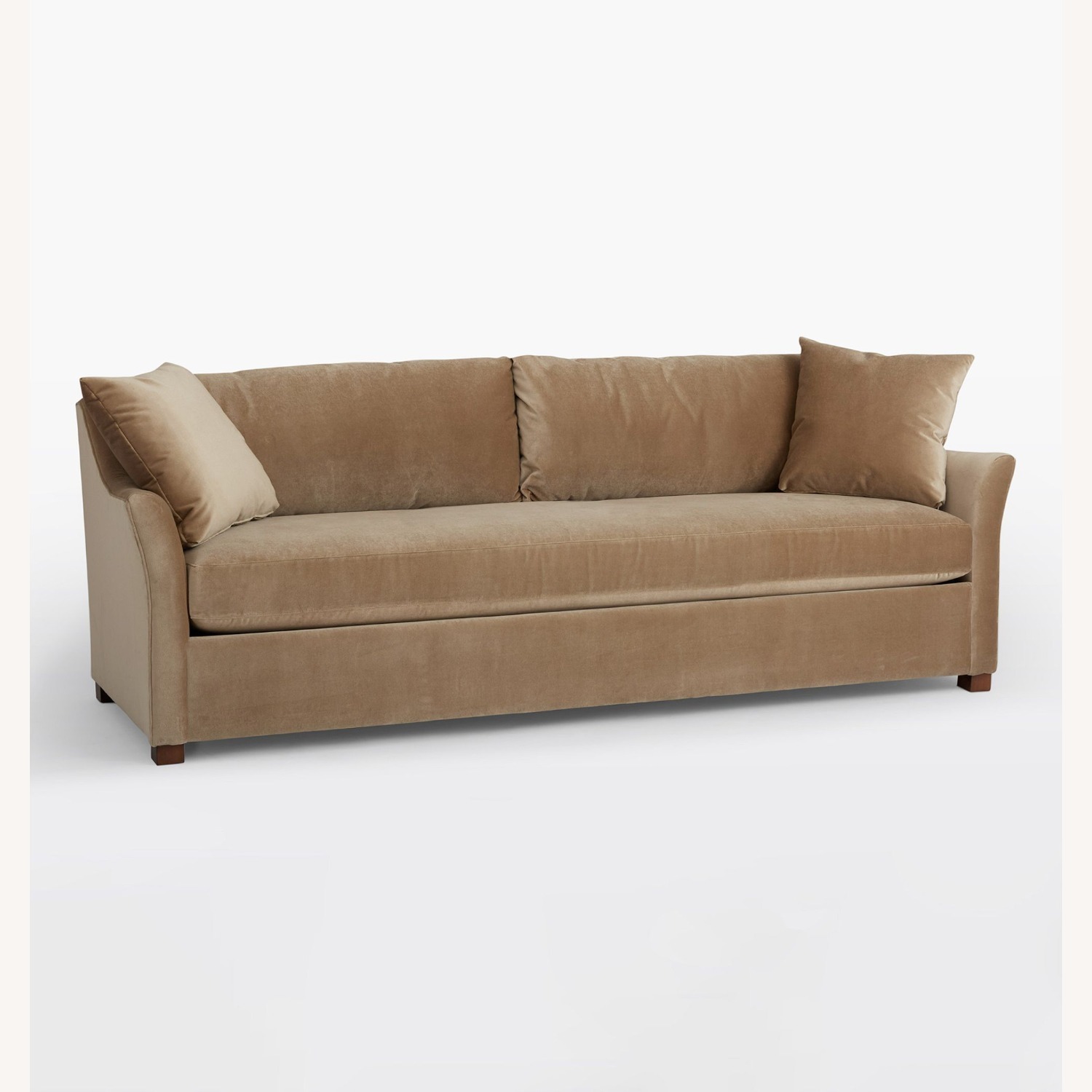 Rejuvenation Astrid Sofa in Vance Velvet Taupe - image-1