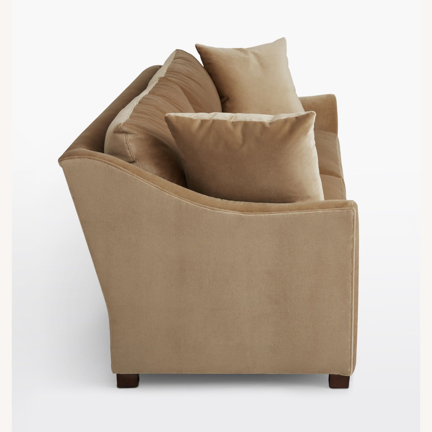 Rejuvenation Astrid Sofa in Vance Velvet Taupe - image-4