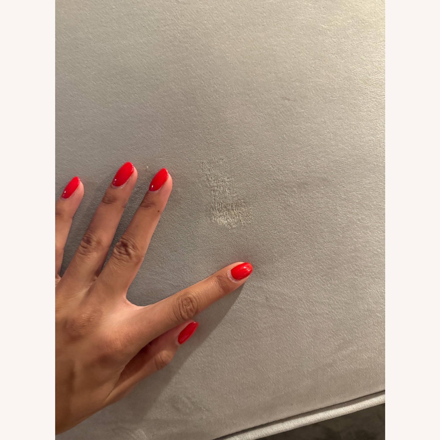 Velvet Gray Sleeper Couch - image-1