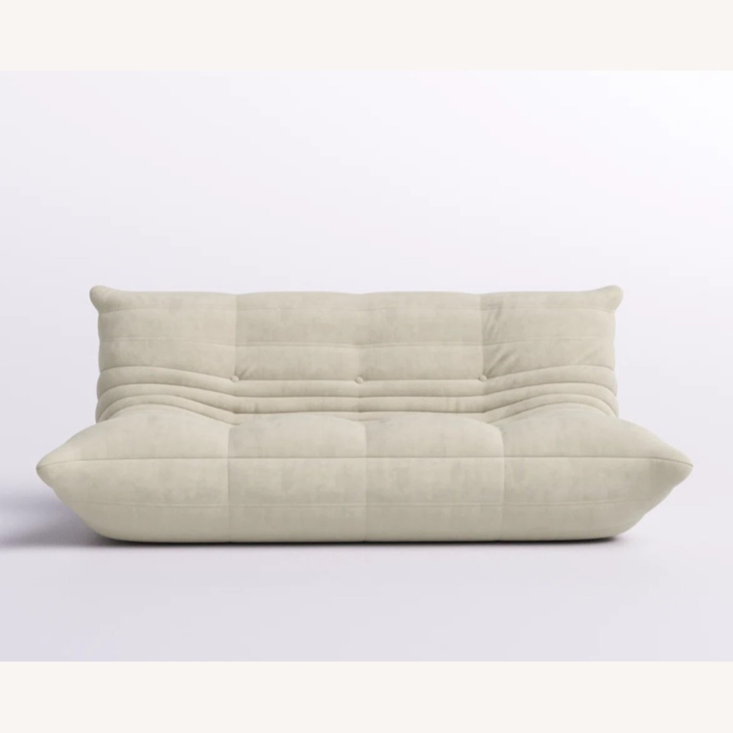 Wayfair Armless Bean Bag 3-Seat Togo - image-1
