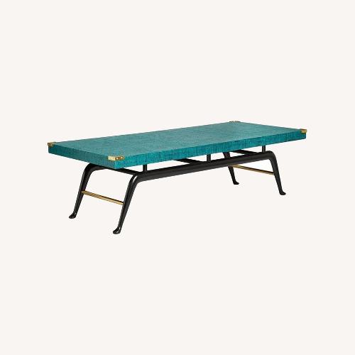 Used Jonathan Adler Green Coffee Table for sale on AptDeco