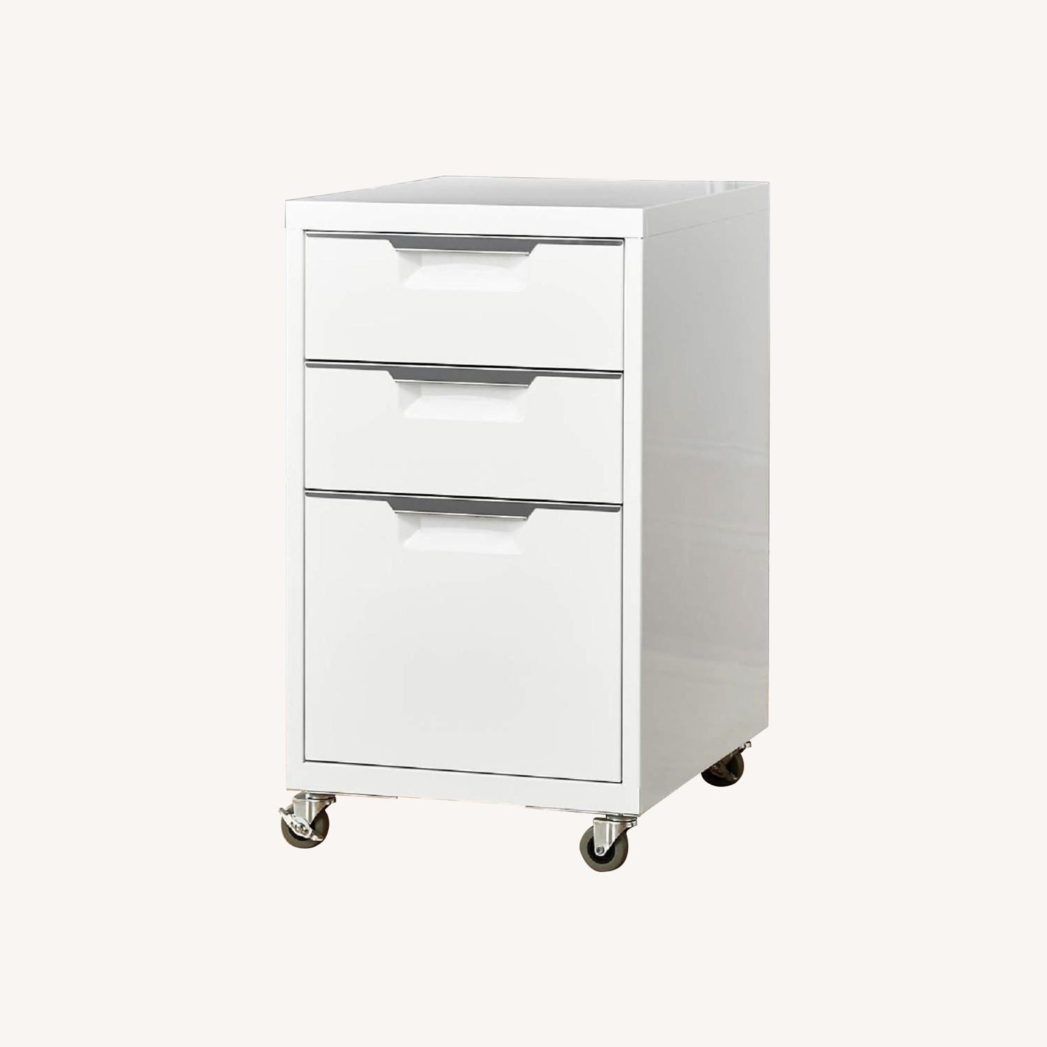 CB2 TPS White 3-Drawer Filing Cabinet - image-0