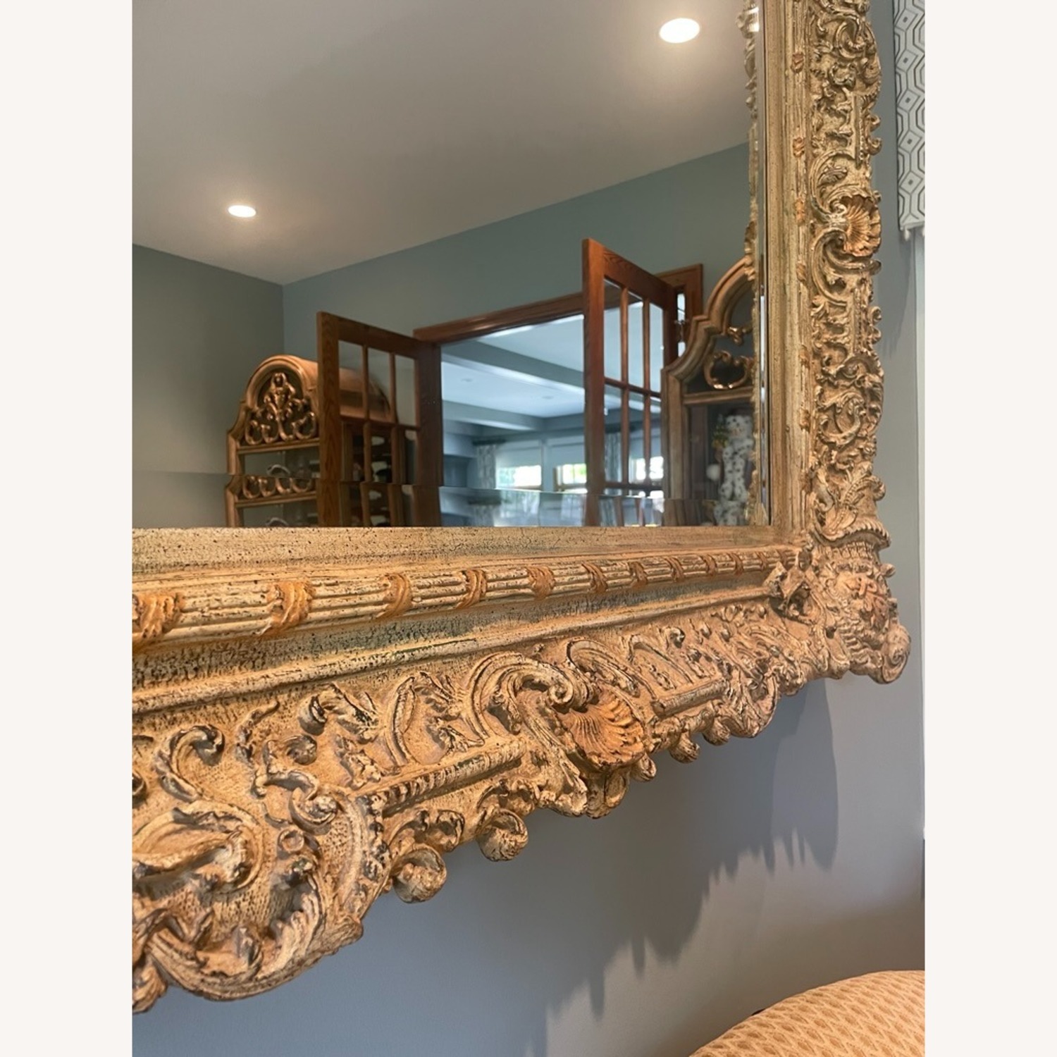 Vintage Ornate Wall Mirror - image-4